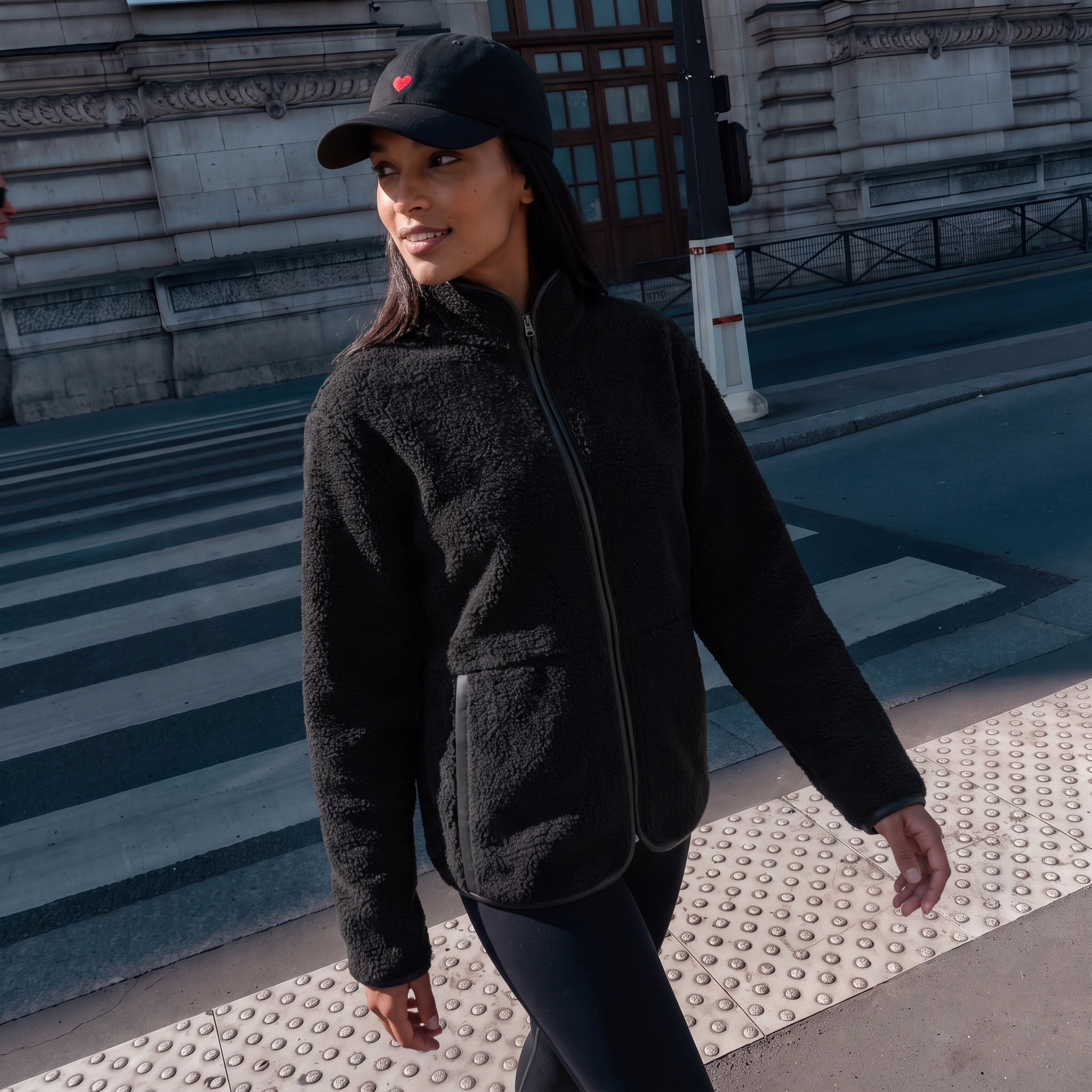 Textured Sherpa Jacket-sports-women-clothing-coatsandjackets-jackets-image-1