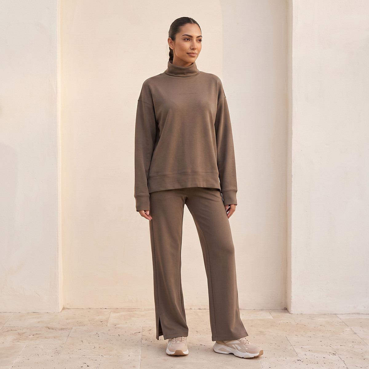 Sweatshirt with Turtle Neck-sports-women-clothing-hoodiesandsweatshirts-image-5