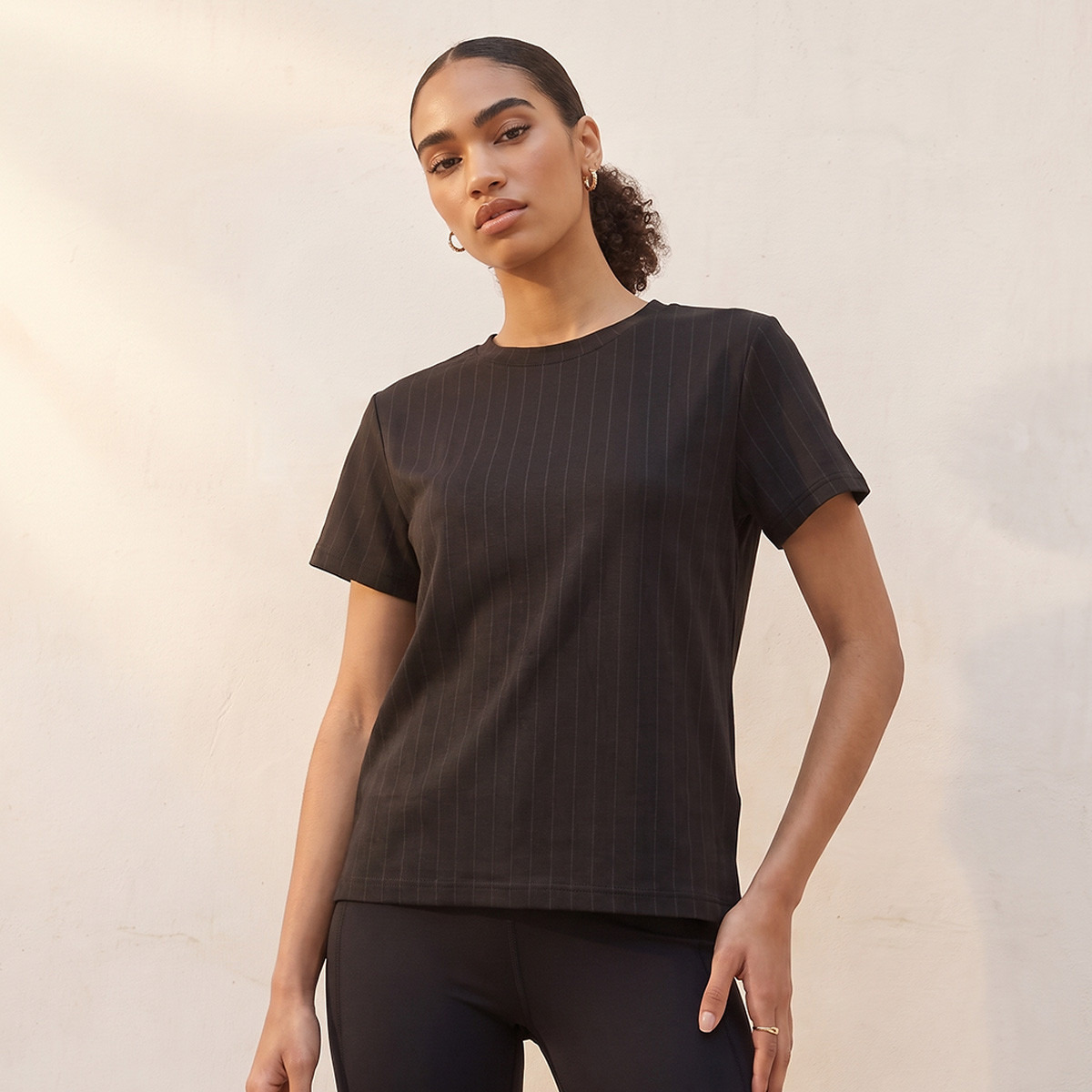 Striped T-shirt-sports-women-clothing-tshirtsandvests-image-1