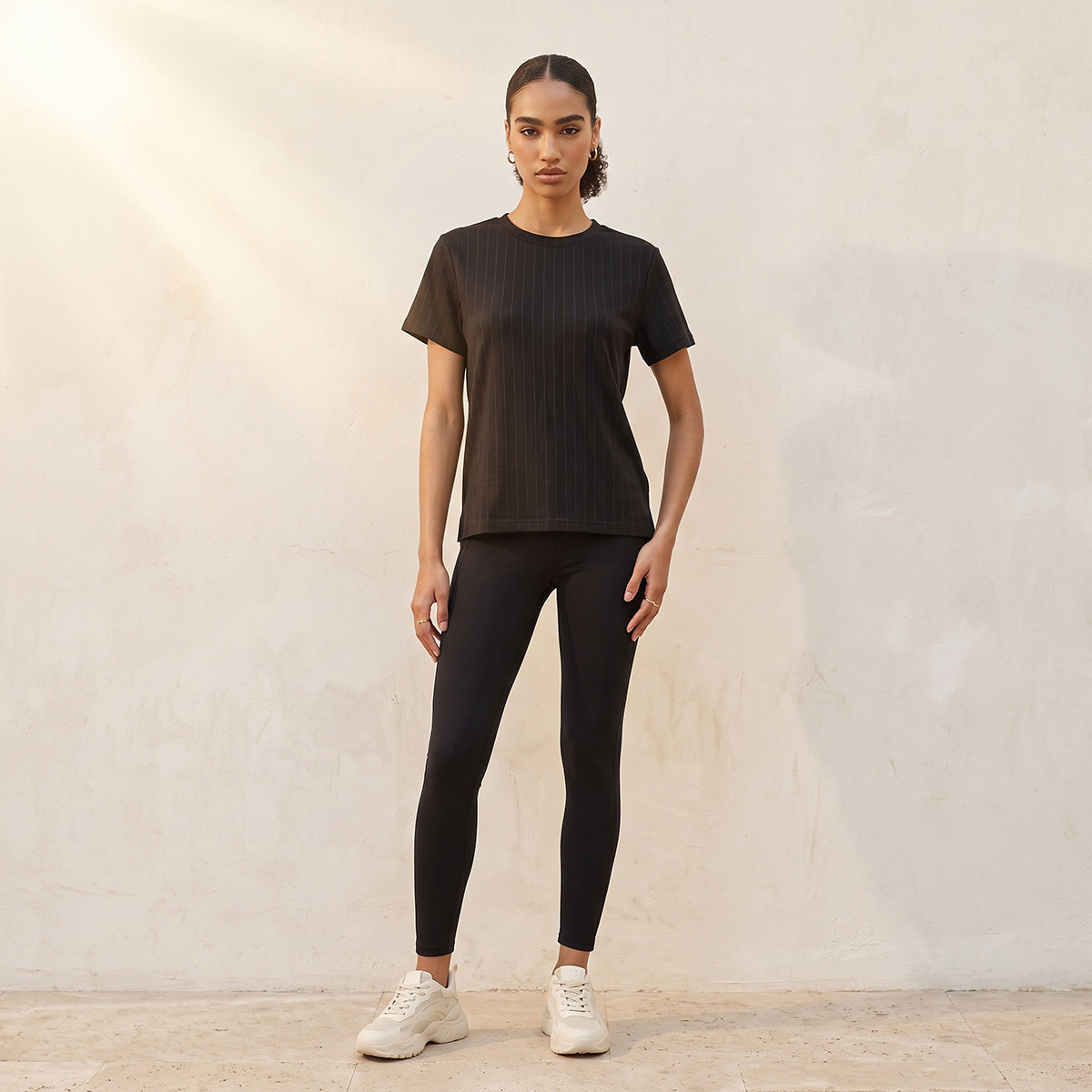 Striped T-shirt-sports-women-clothing-tshirtsandvests-image-2
