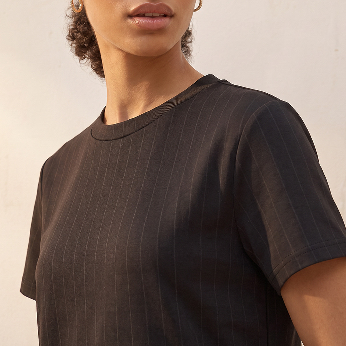 Striped T-shirt-sports-women-clothing-tshirtsandvests-image-4