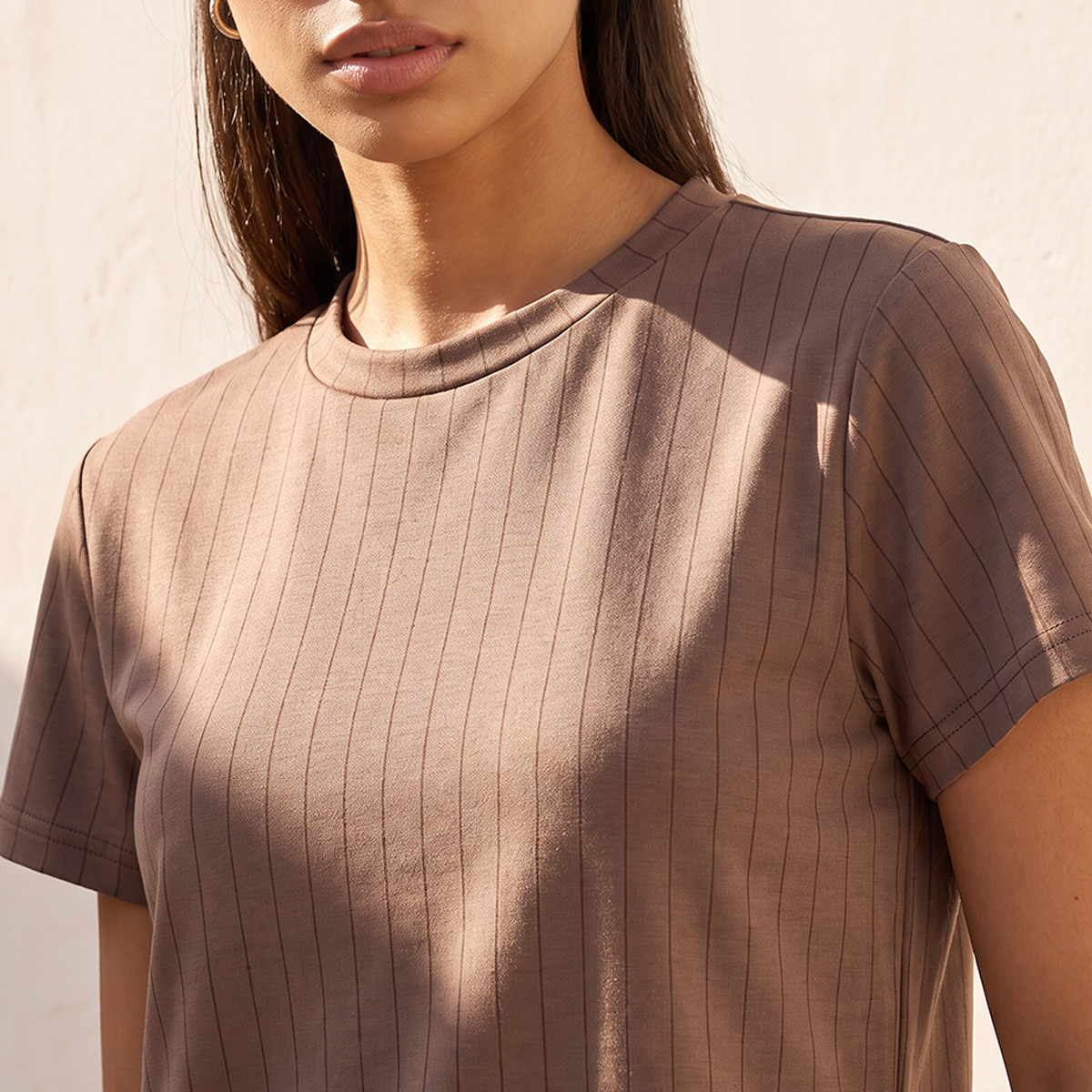 Striped T-shirt-sports-women-clothing-tshirtsandvests-image-4