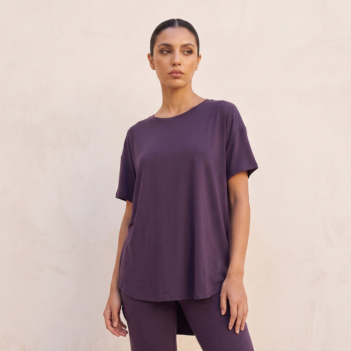2 Way Stretch Boxy T-shirt-sports-women-clothing-tshirtsandvests-image-1