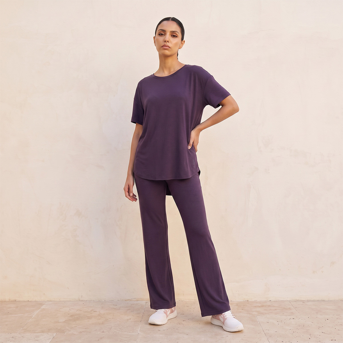 2 Way Stretch Boxy T-shirt-sports-women-clothing-tshirtsandvests-image-2