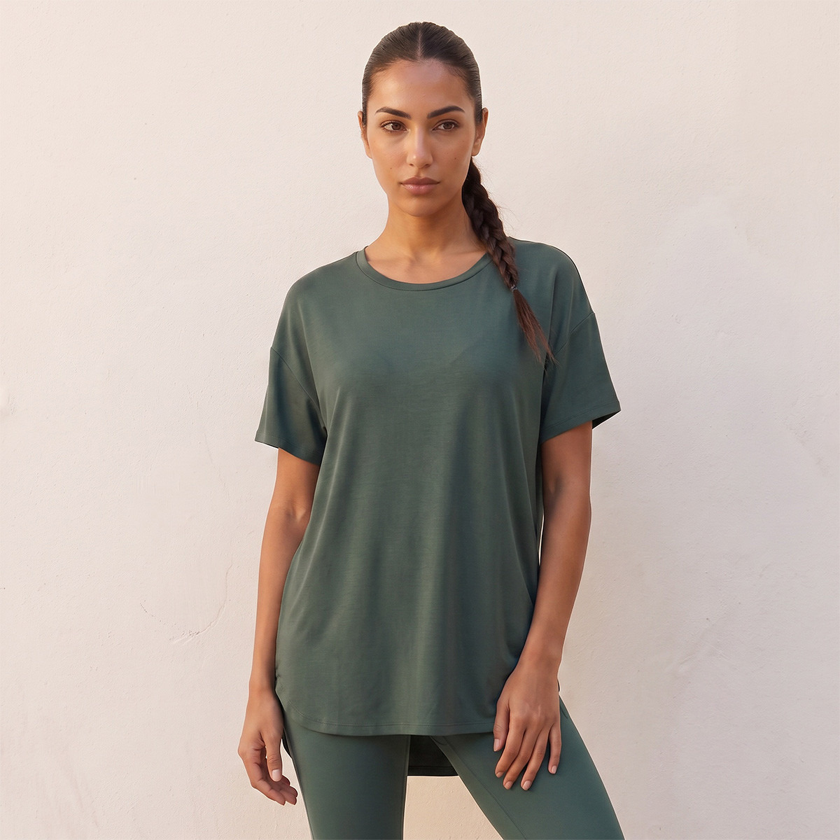 2 Way Stretch Boxy T-shirt-sports-women-clothing-tshirtsandvests-image-4