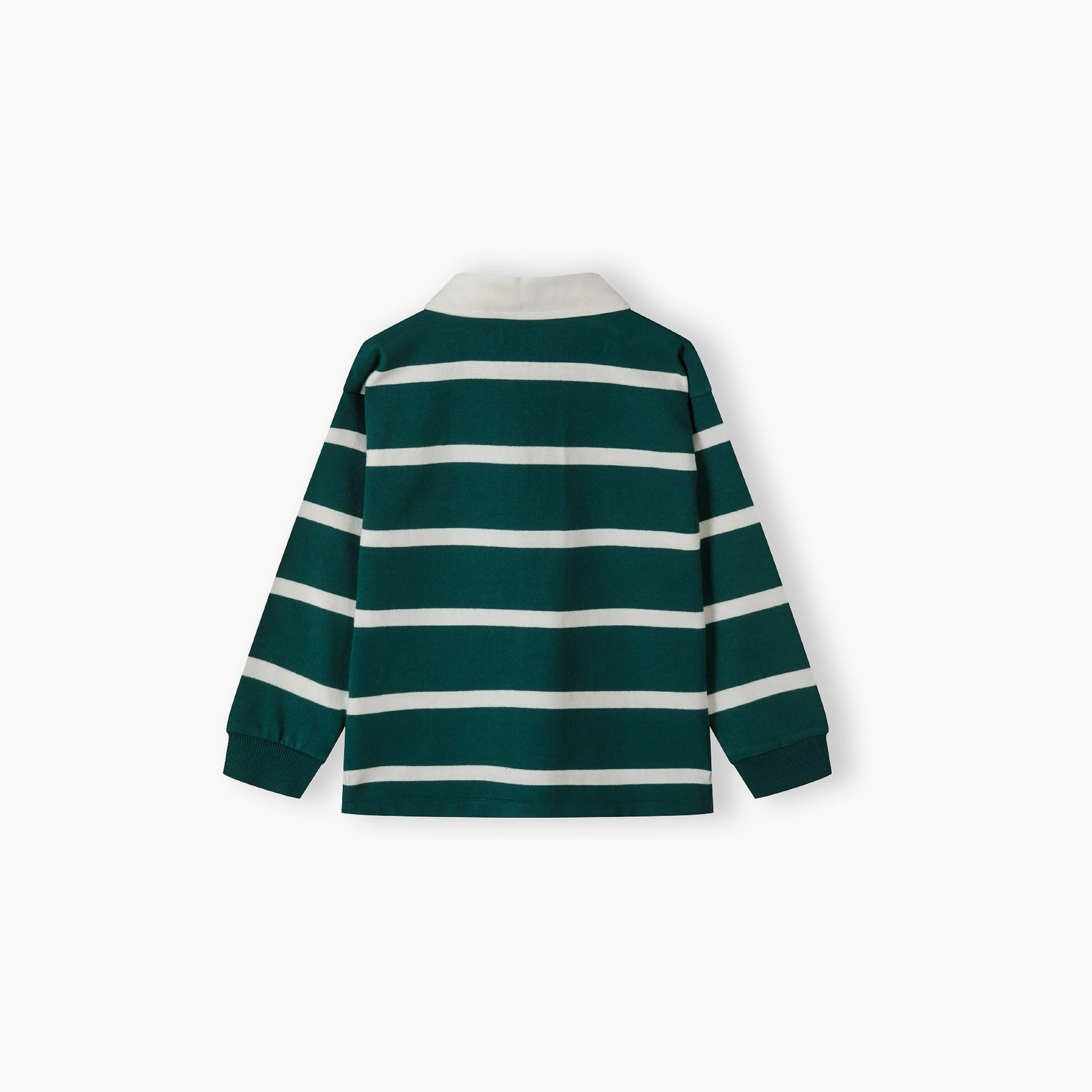 Minoti Long Sleeves Stripes Cotton T-Shirt with Applique-boys-clothing-tshirtsandpolos-image-3