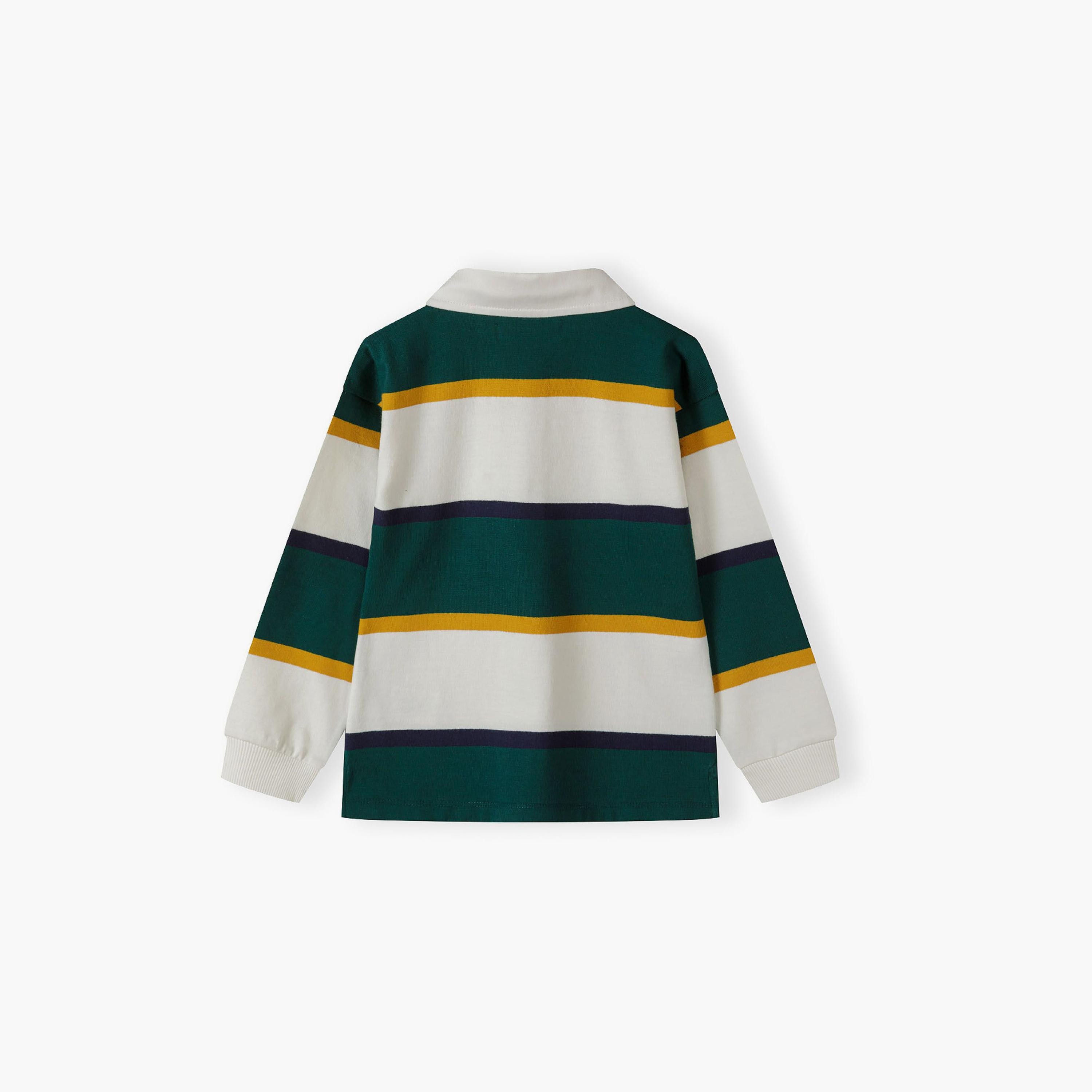Minoti Long Sleeves Stripes Cotton Polo T-Shirt-boys-clothing-tshirtsandpolos-image-3