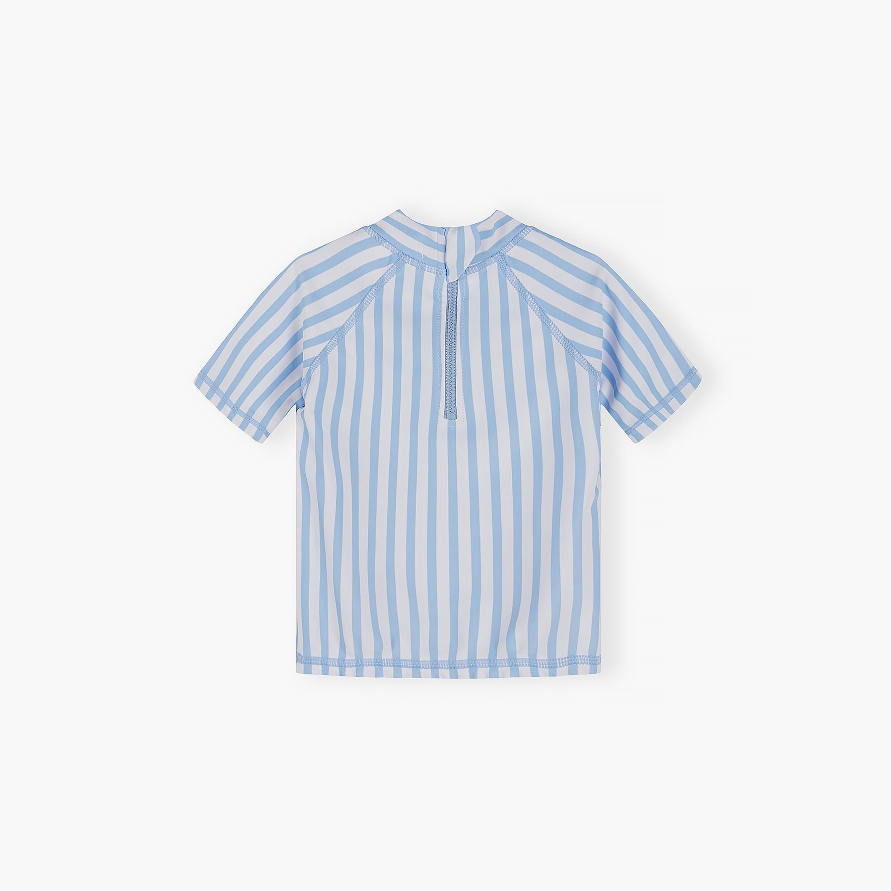 Minoti Short Sleeves Striped Swim top & Briefs-baby-girls-clothing-swimwear-image-4