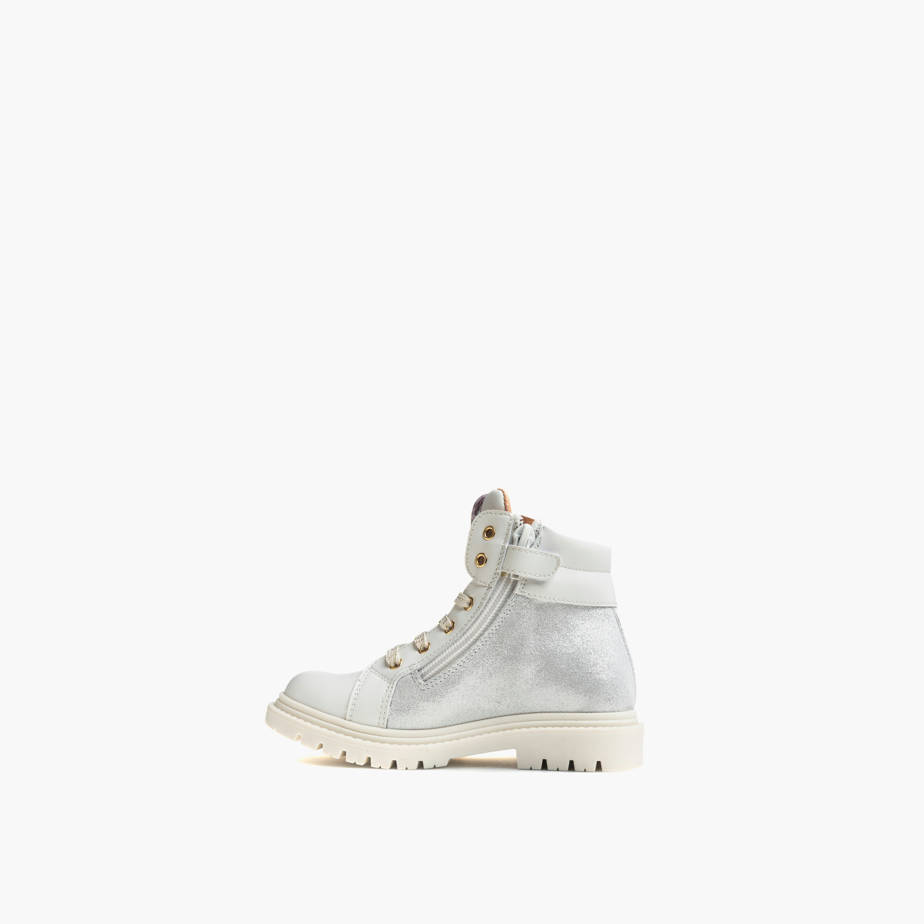Pablosky Girls Embellished Zip Closure Boots-girls-shoes-boots-image-6