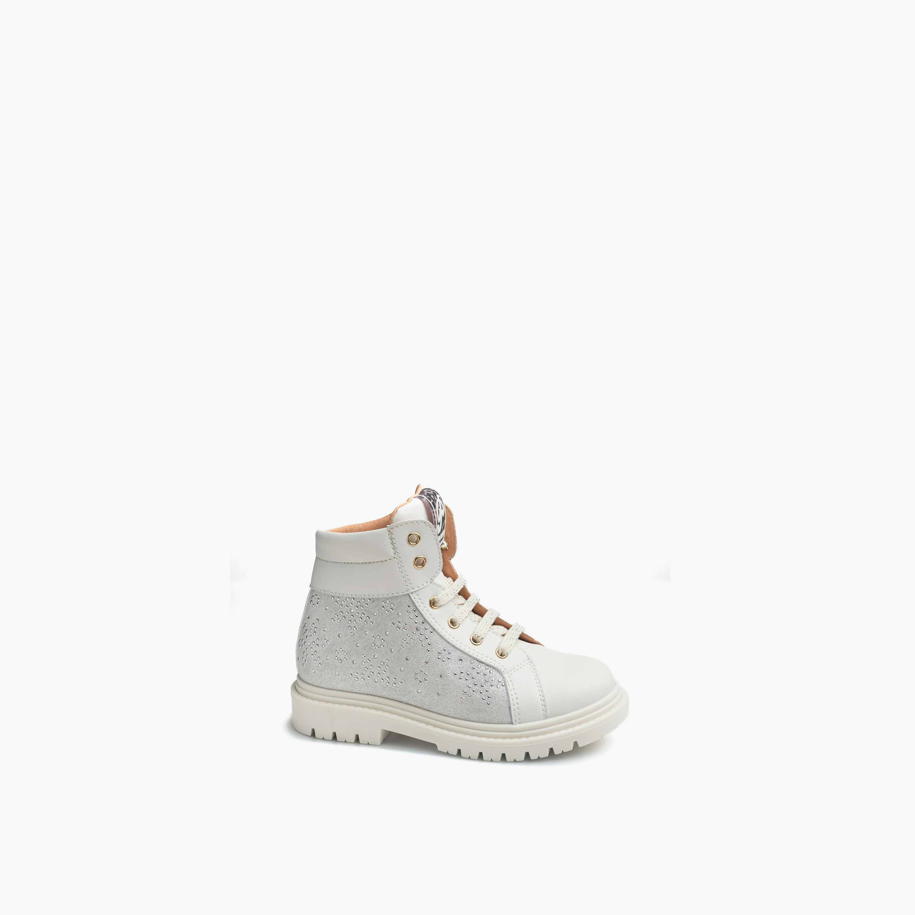 Pablosky Girls Embellished Zip Closure Boots-girls-shoes-boots-image-7