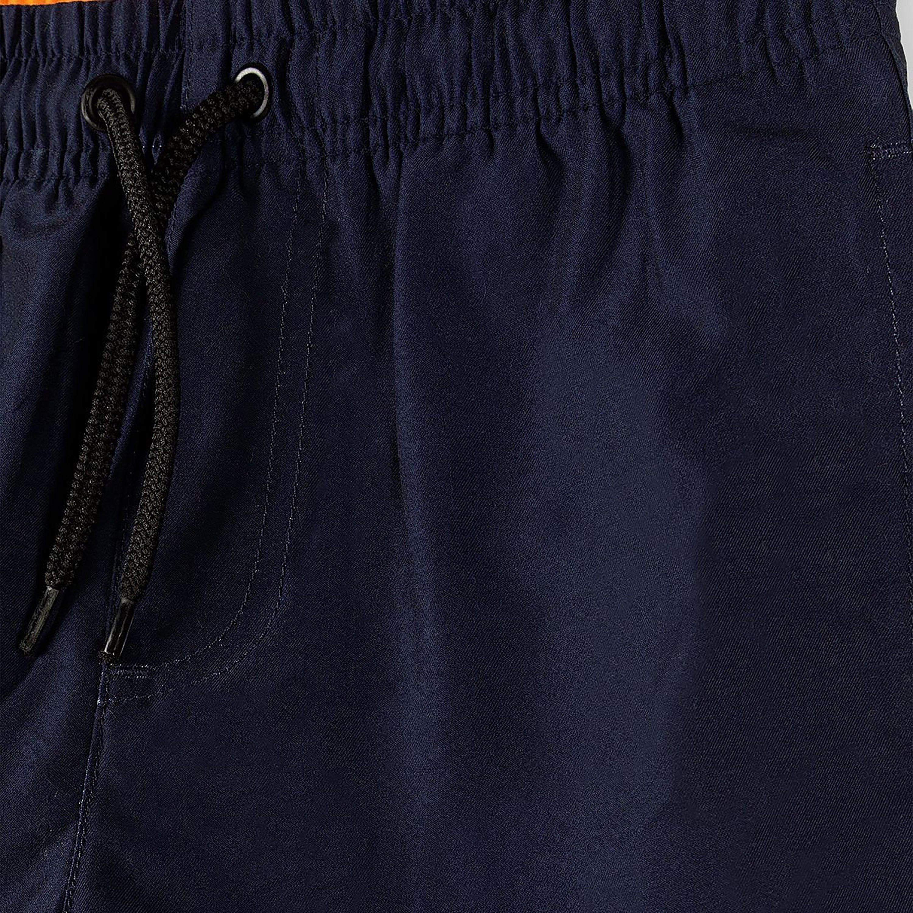 طقم شورتات سباحة بخصر مطاطي ورباط وجيوب جانبية قطعتين من مينوتي-boys-clothing-swimwear-image-6