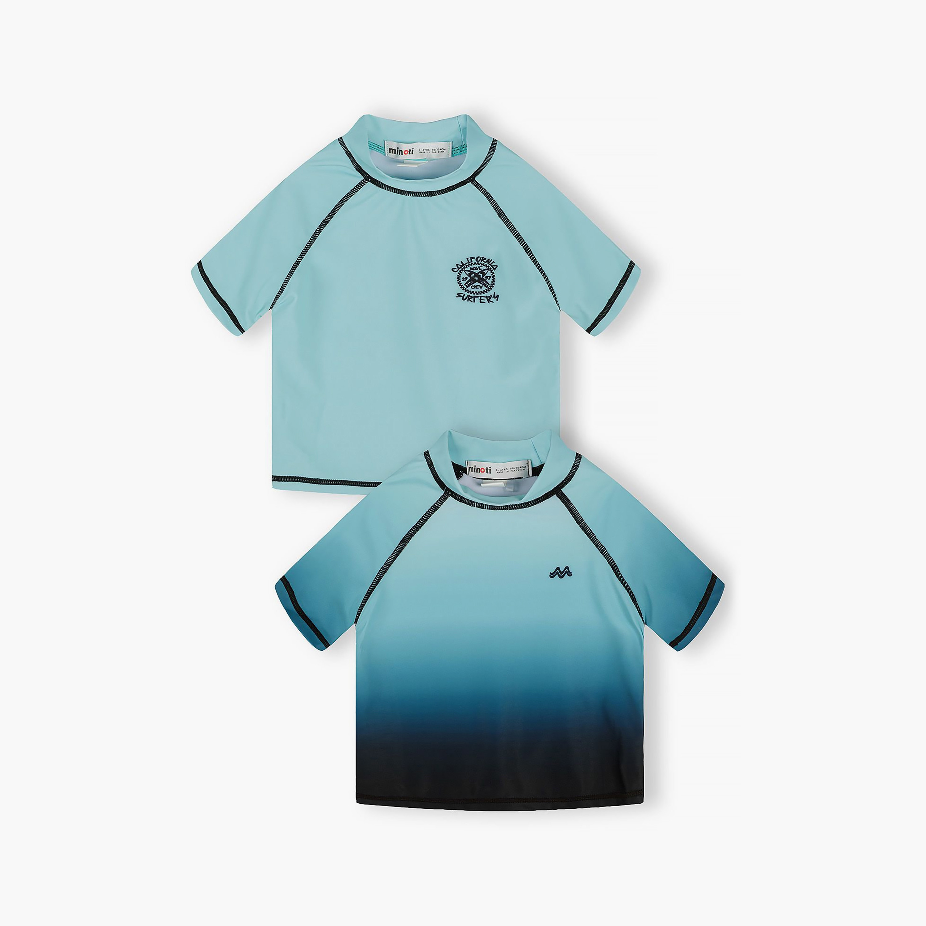Minoti 2-Piece Short Sleeves Swim tops Set-boys-clothing-swimwear-image-1