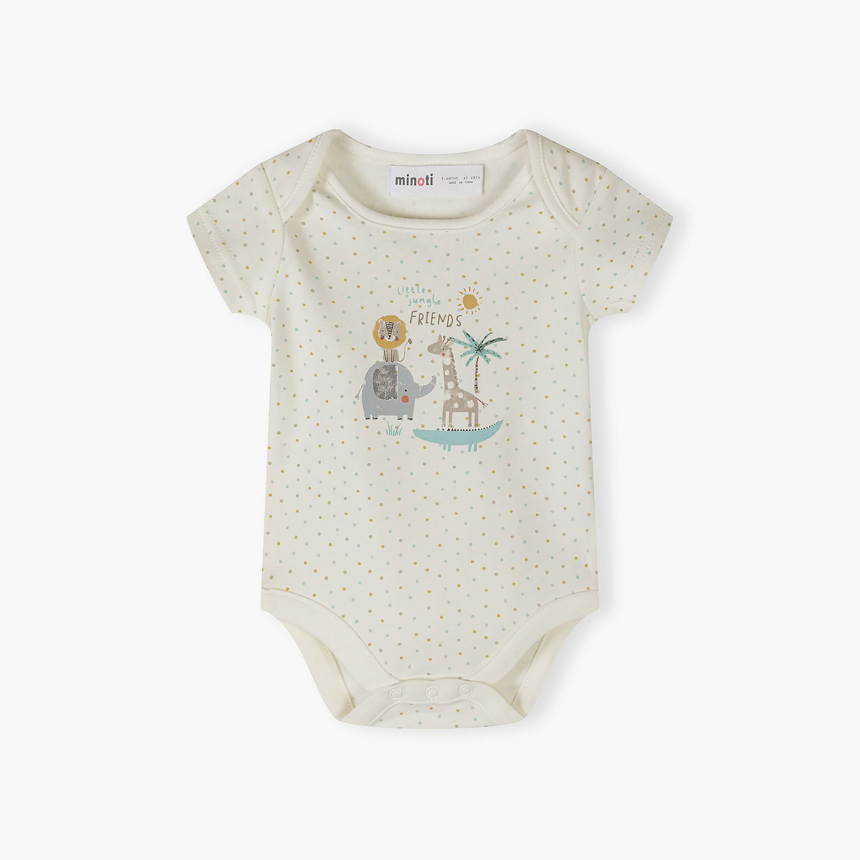 Minoti 5-Piece Short Sleeves Safari Print Bodysuits Set-baby-boys-clothing-bodysuits-image-2