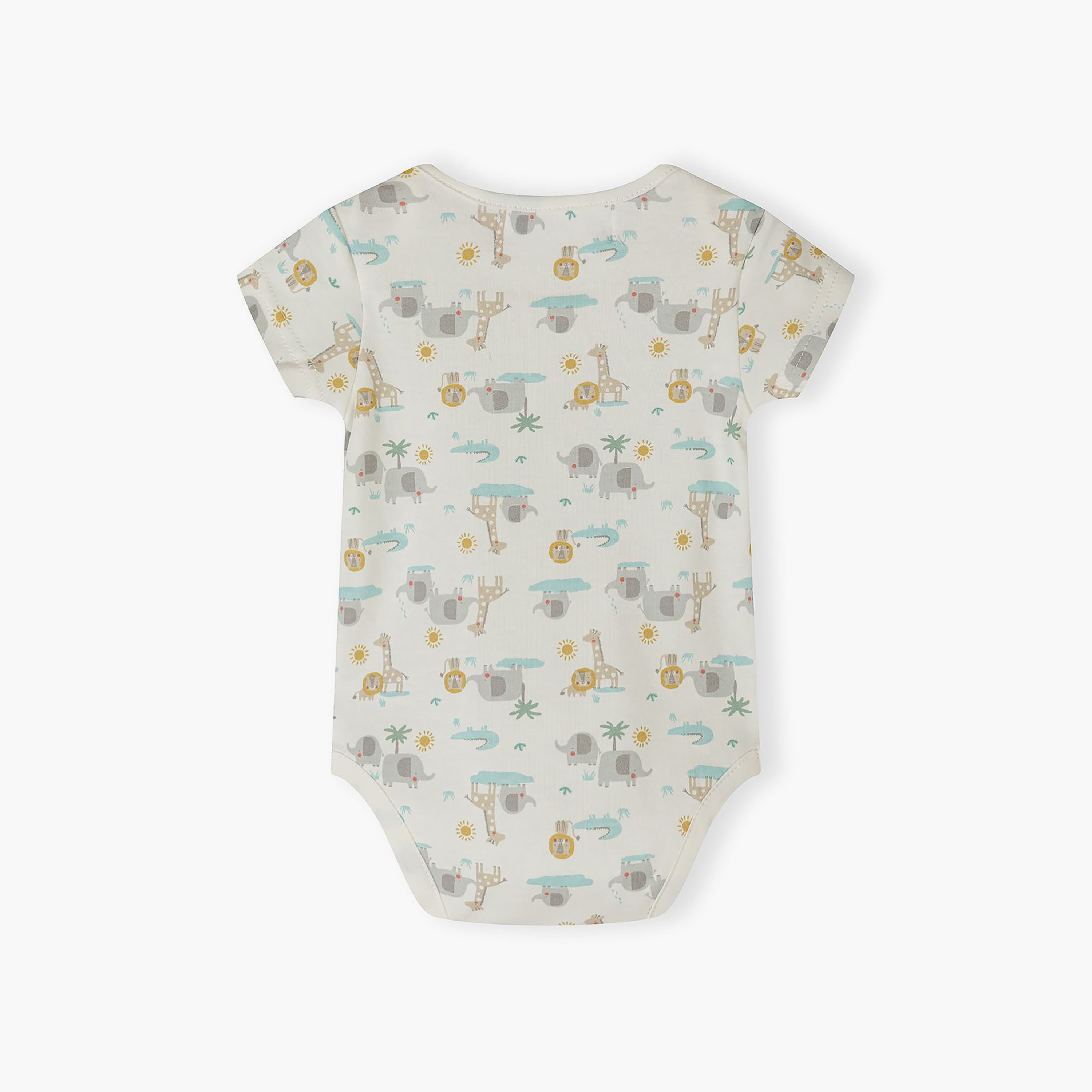 Minoti 5-Piece Short Sleeves Safari Print Bodysuits Set-baby-boys-clothing-bodysuits-image-7