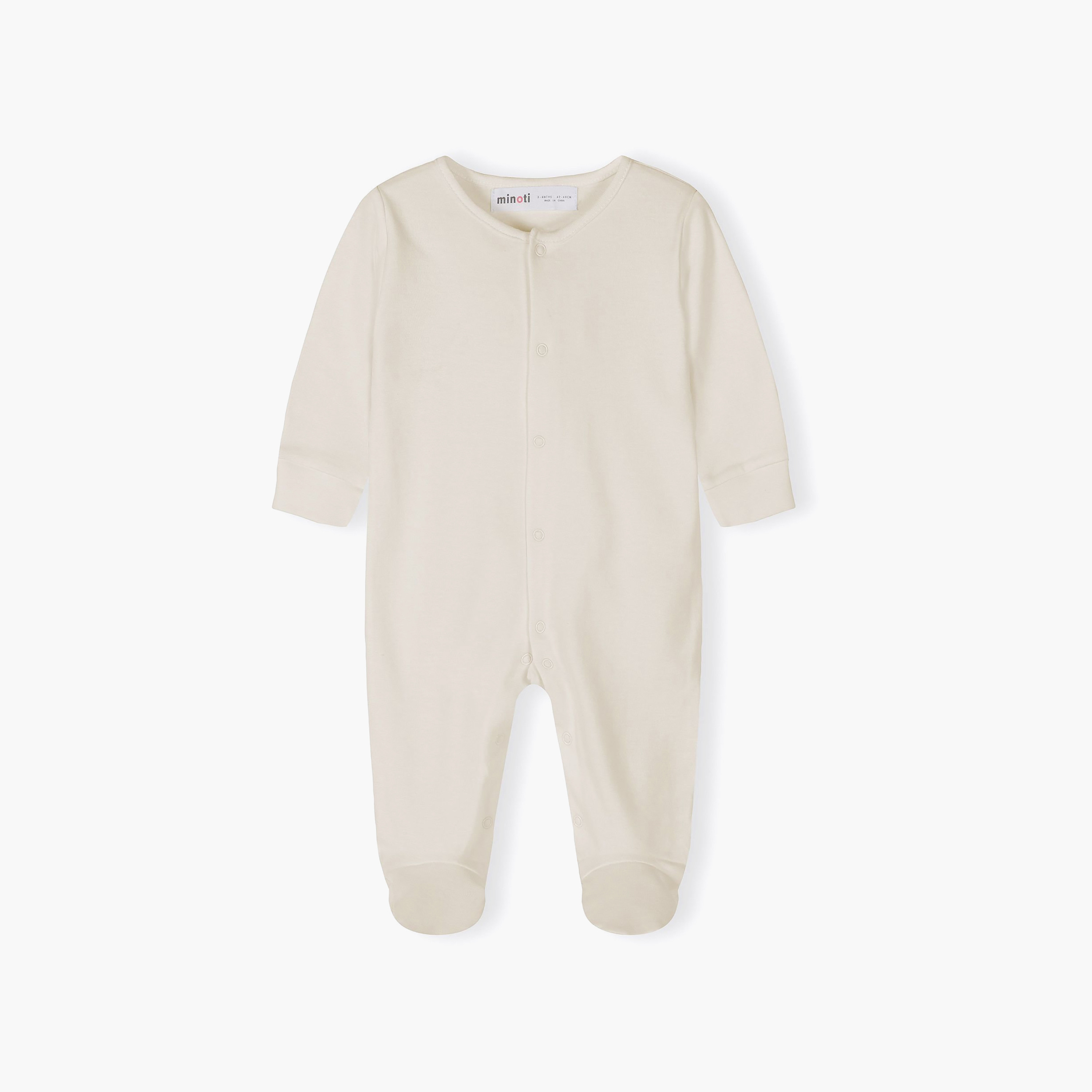 Minoti 5-Piece Long Sleeves Solid Bodysuits Set-baby-boys-clothing-nightwear-sleepsuits-image-2