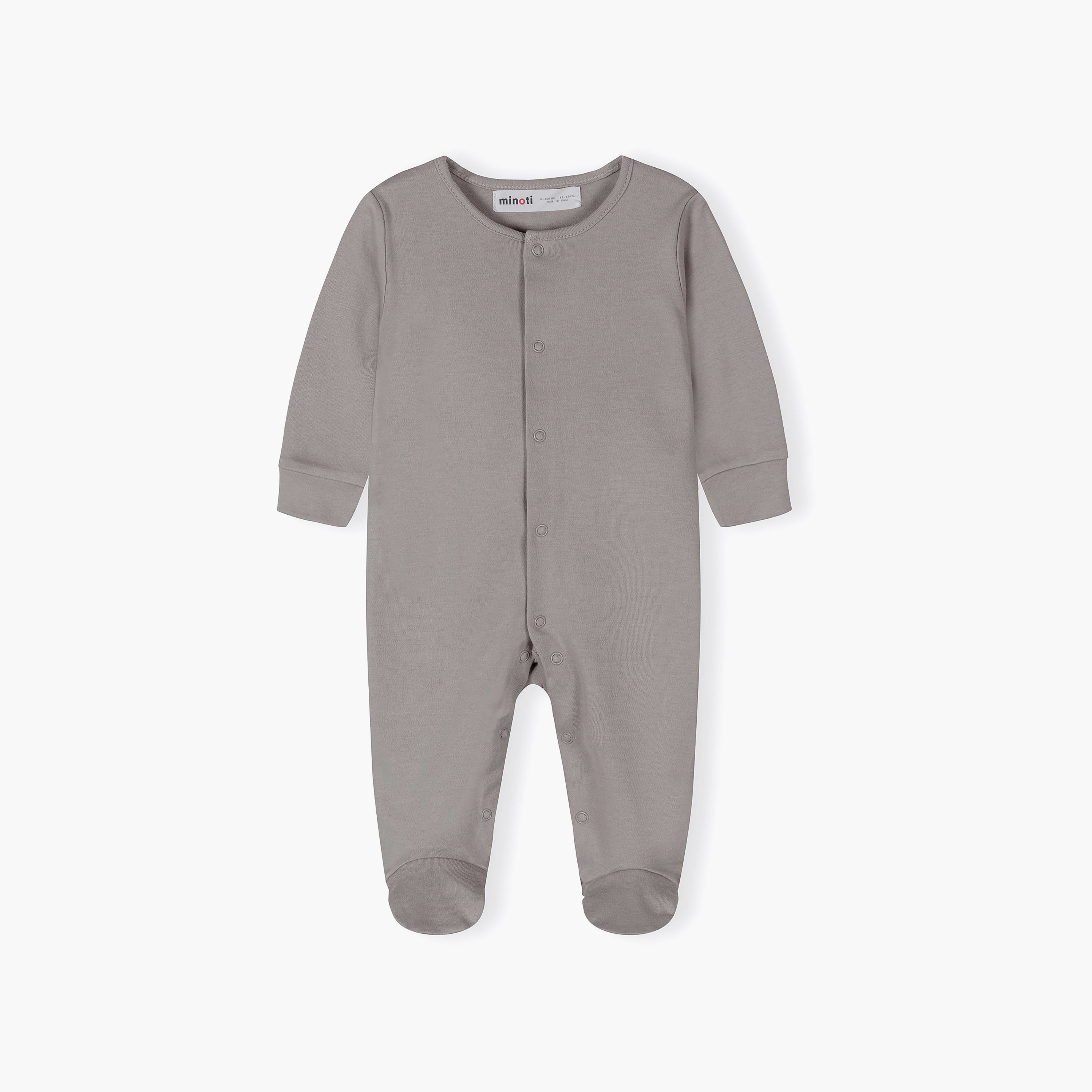 Minoti 5-Piece Long Sleeves Solid Bodysuits Set-baby-boys-clothing-nightwear-sleepsuits-image-3