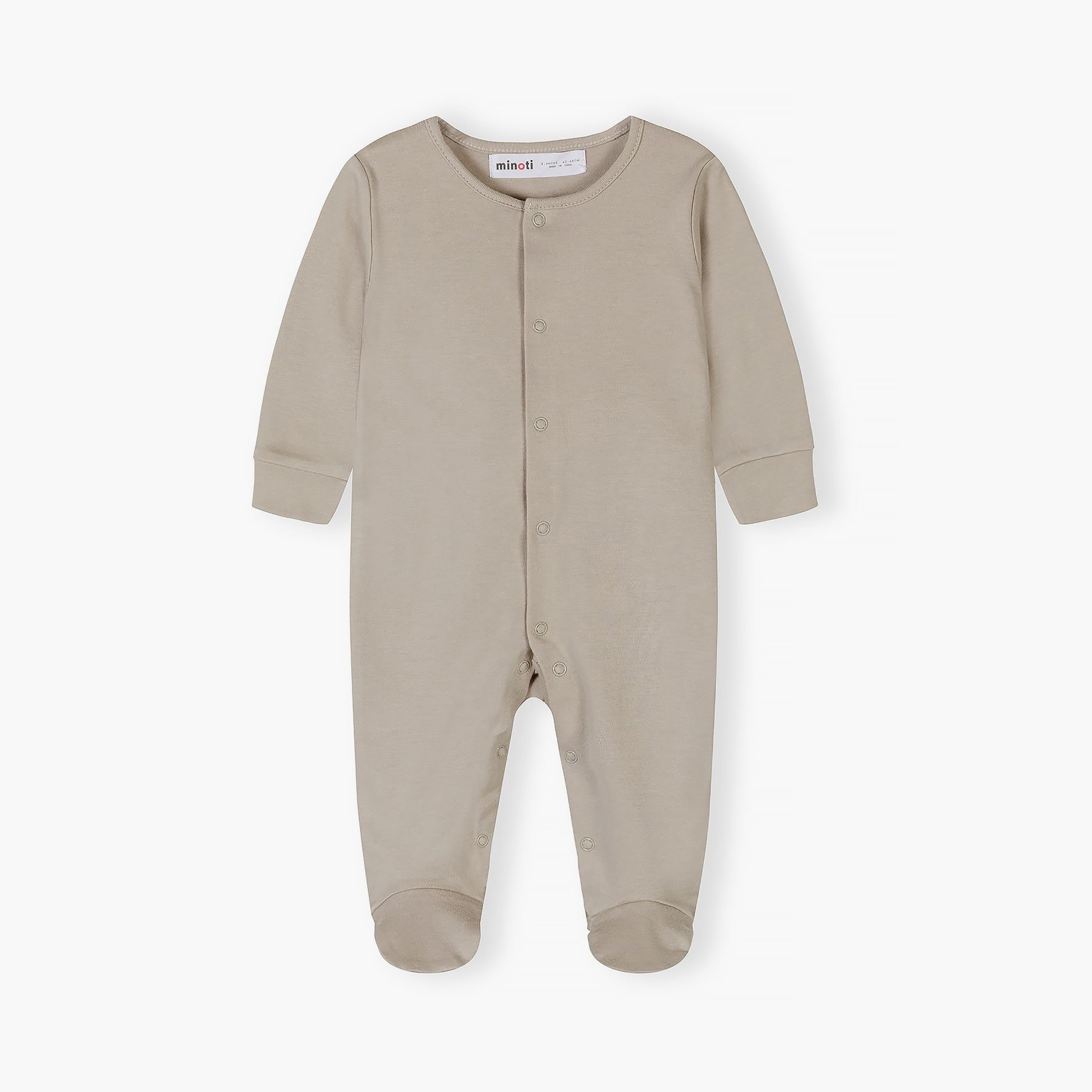 Minoti 5-Piece Long Sleeves Solid Bodysuits Set-baby-boys-clothing-nightwear-sleepsuits-image-2