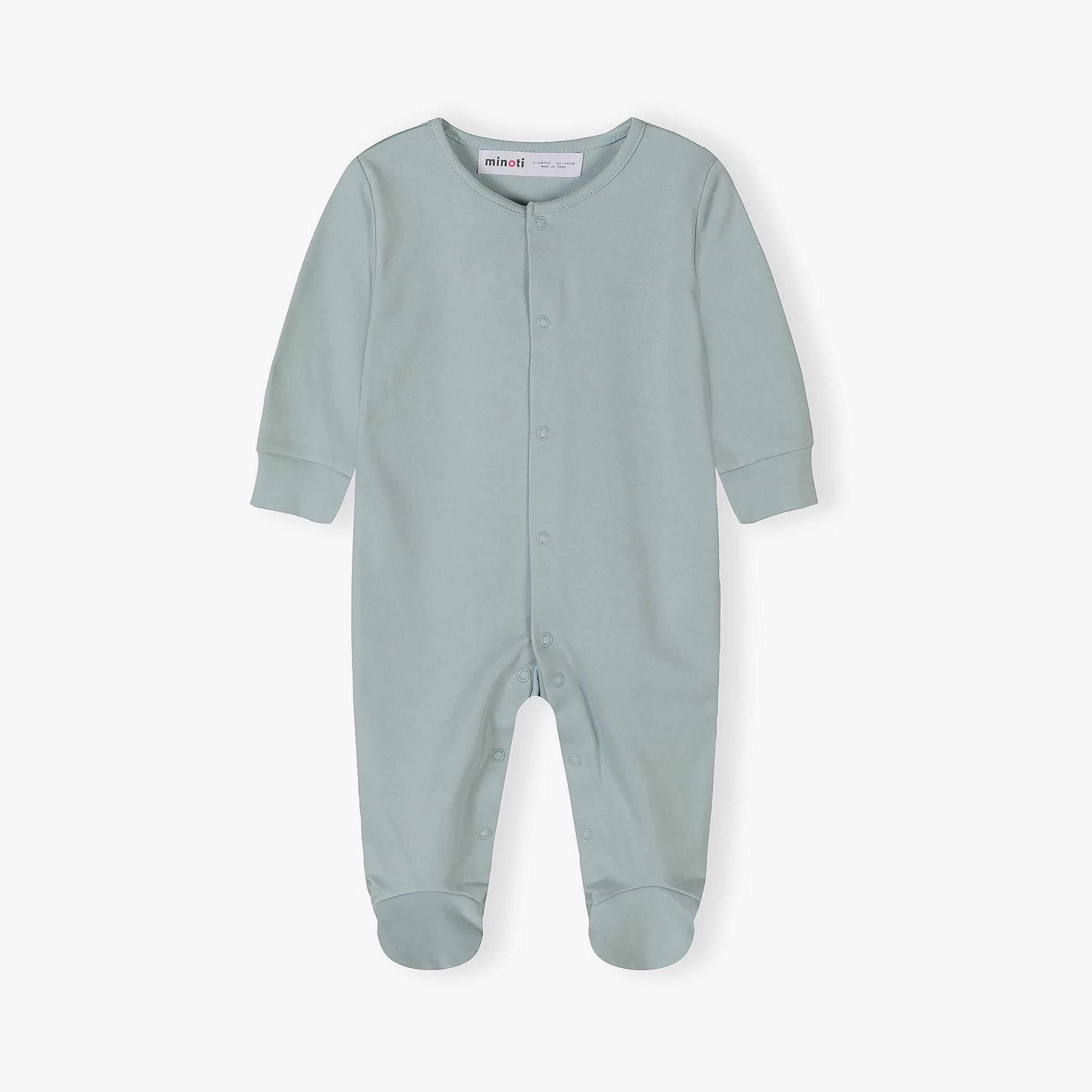Minoti 5-Piece Long Sleeves Solid Bodysuits Set-baby-boys-clothing-nightwear-sleepsuits-image-3