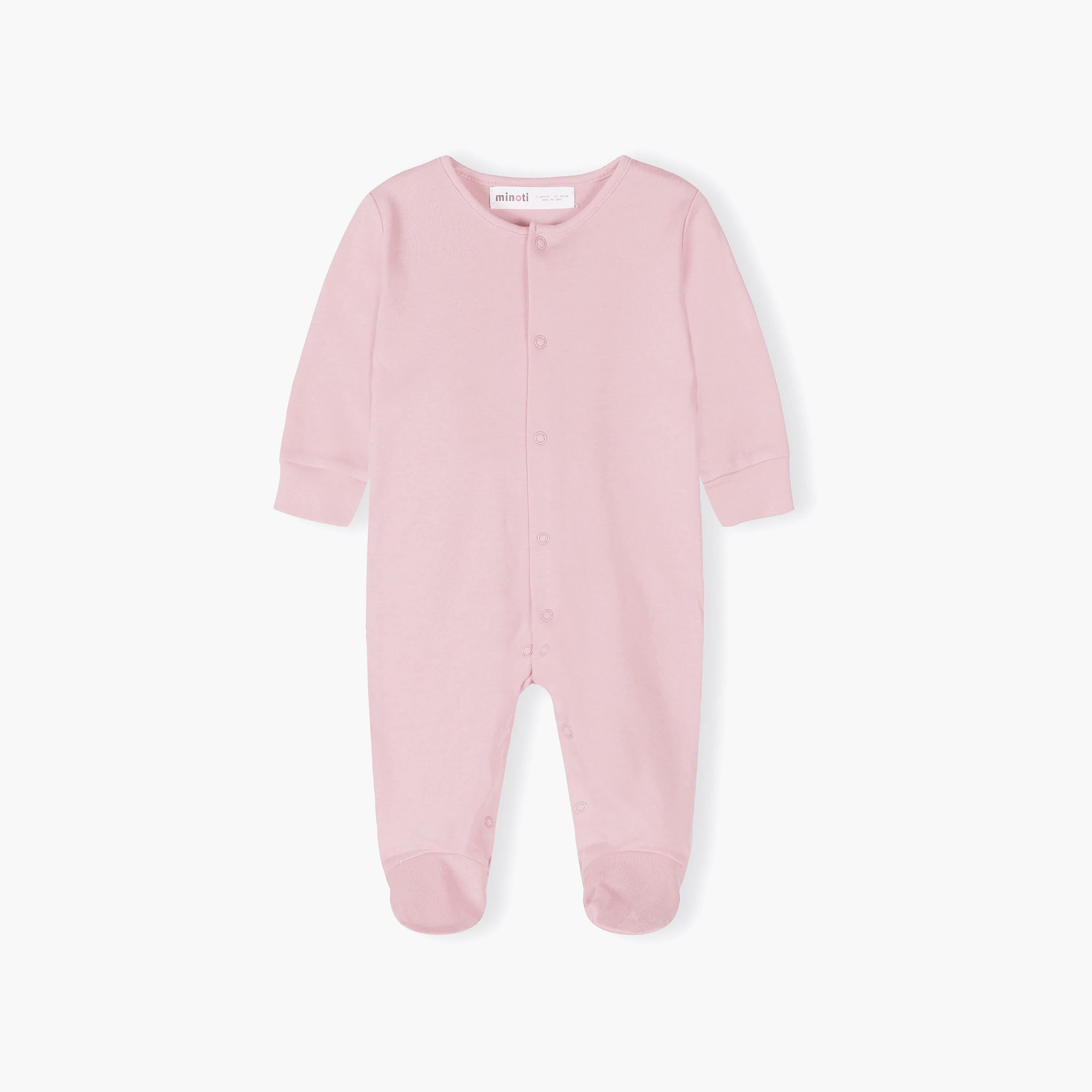 طقم بودي سوت سادة وأكمام طويلة 5 قطع من مينوتي-baby-girls-clothing-nightwear-sleepsuits-image-3