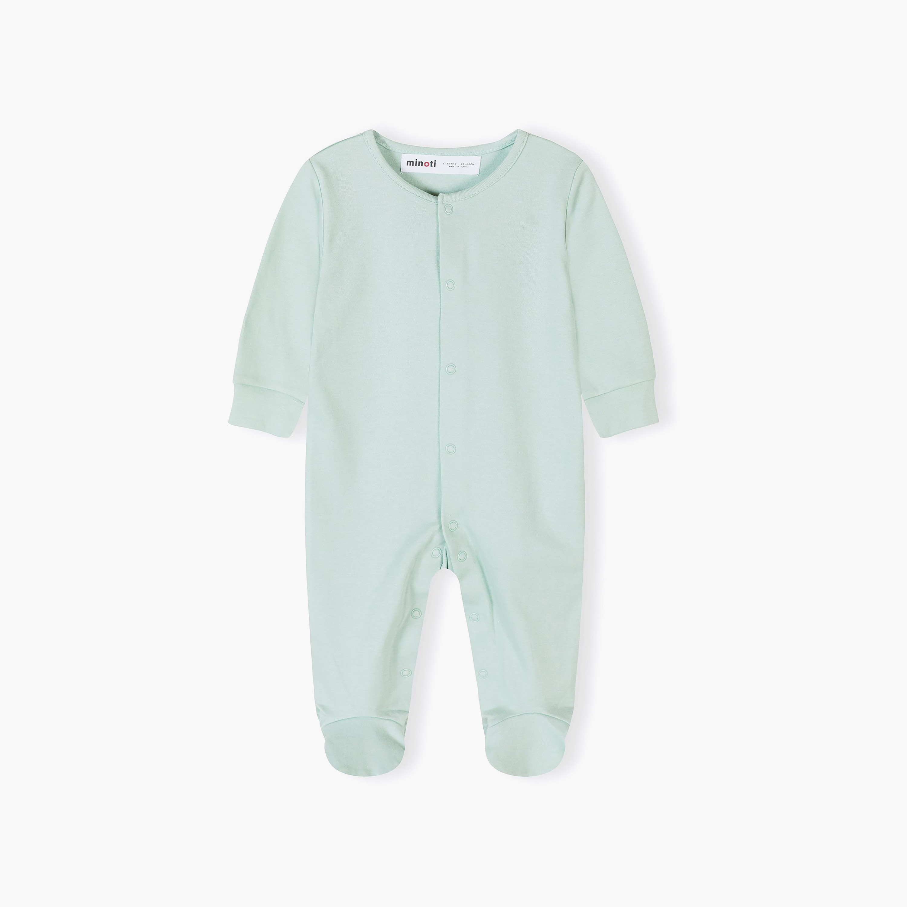 طقم بودي سوت سادة وأكمام طويلة 5 قطع من مينوتي-baby-girls-clothing-nightwear-sleepsuits-image-4