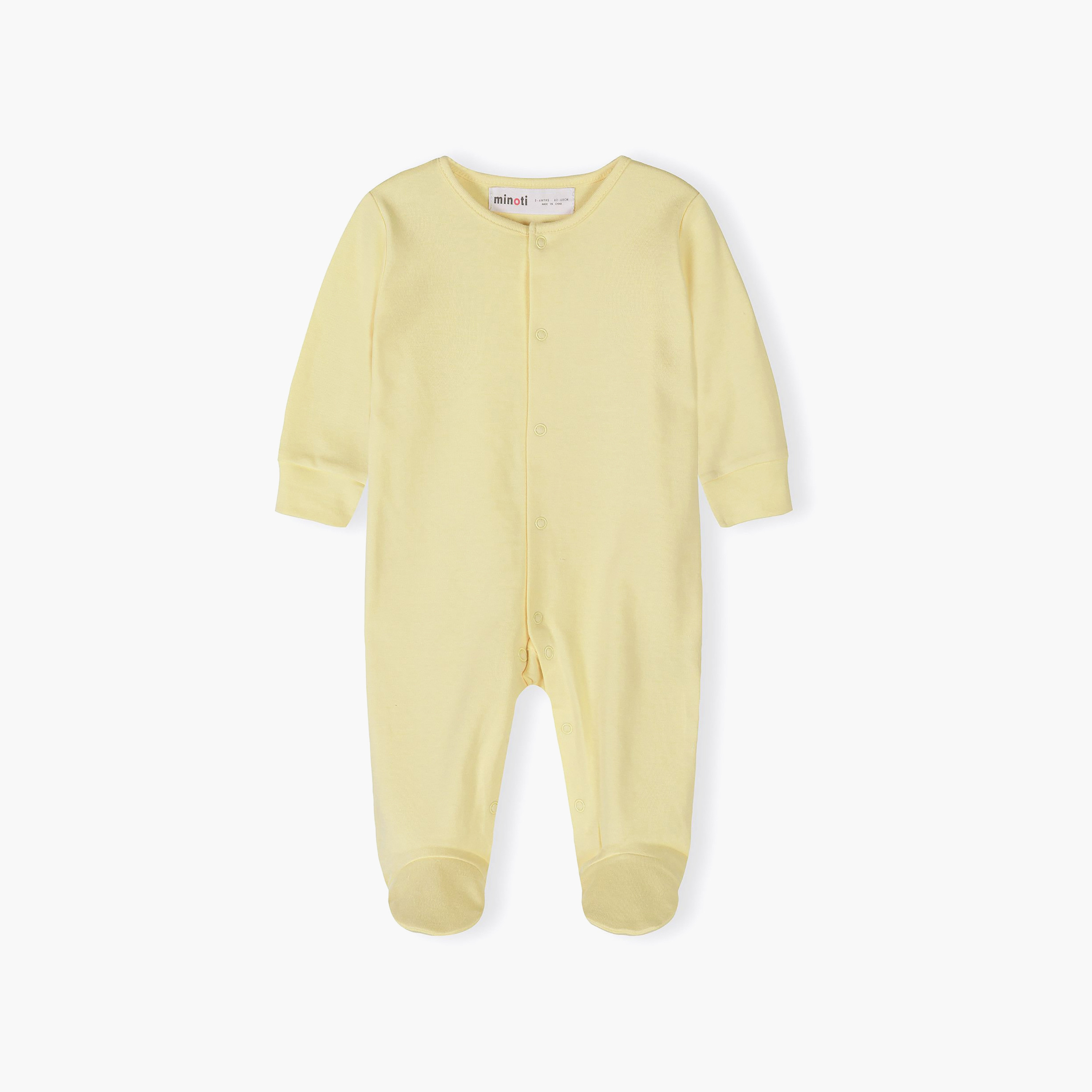 طقم بودي سوت سادة وأكمام طويلة 5 قطع من مينوتي-baby-girls-clothing-nightwear-sleepsuits-image-3