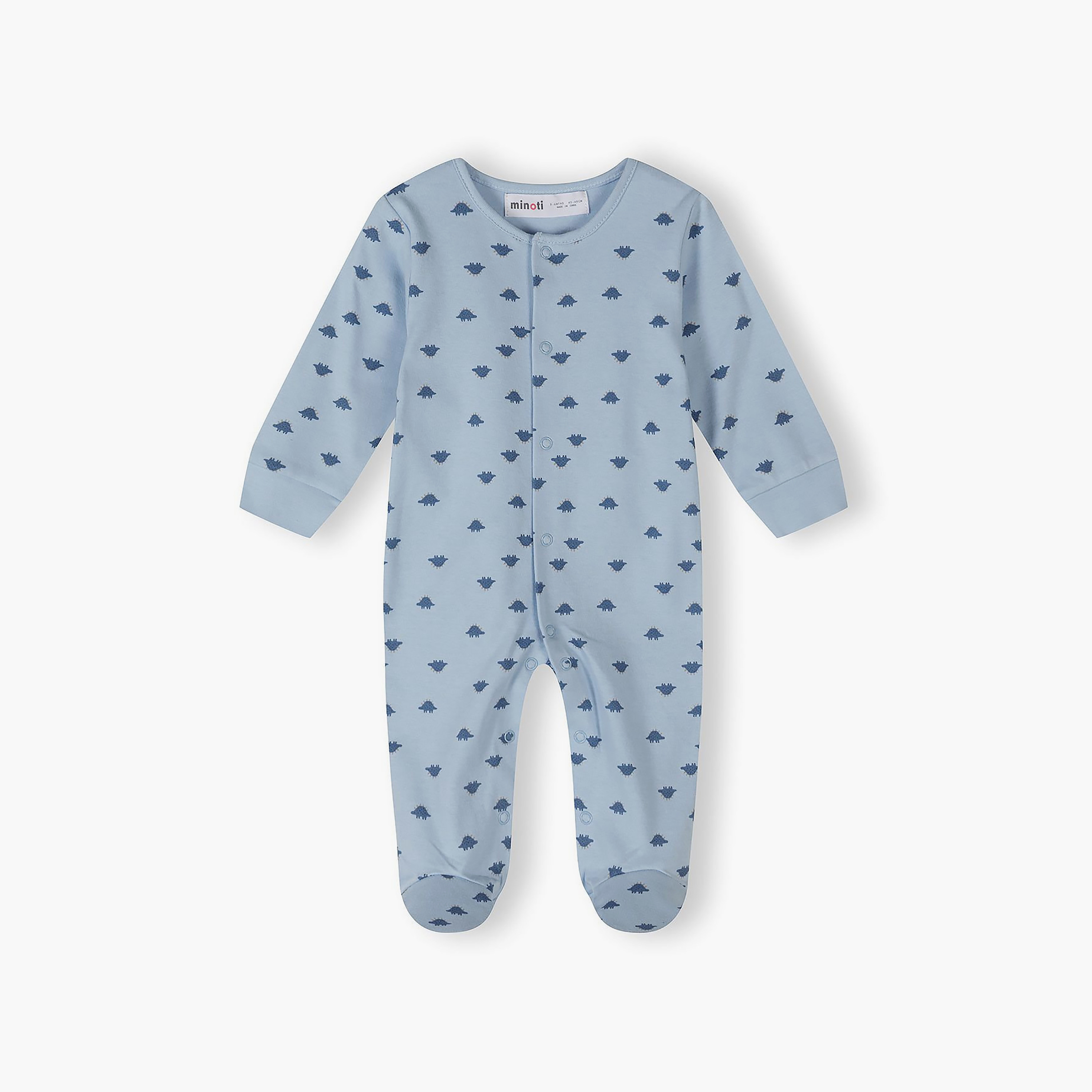 طقم بودي سوت بطبعة ديناصورات وأكمام طويلة 3 قطع من مينوتي-baby-boys-clothing-nightwear-sleepsuits-image-4