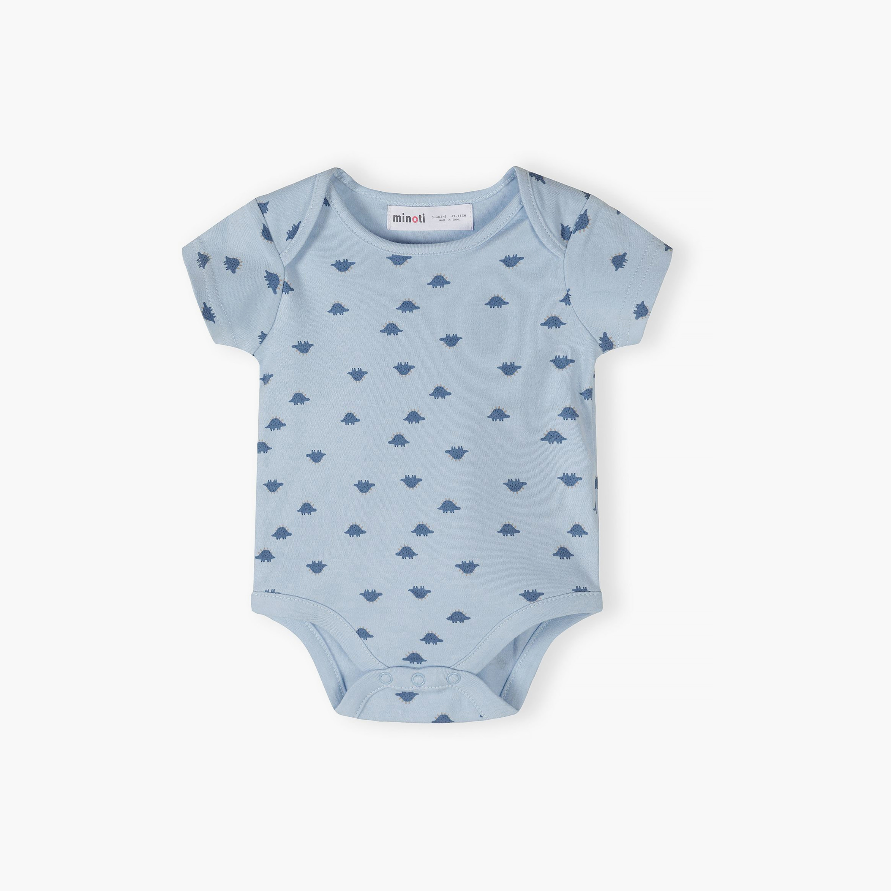 طقم بودي سوت بطبعة ديناصورات وأكمام قصيرة 5 قطع من مينوتي-baby-boys-clothing-bodysuits-image-3