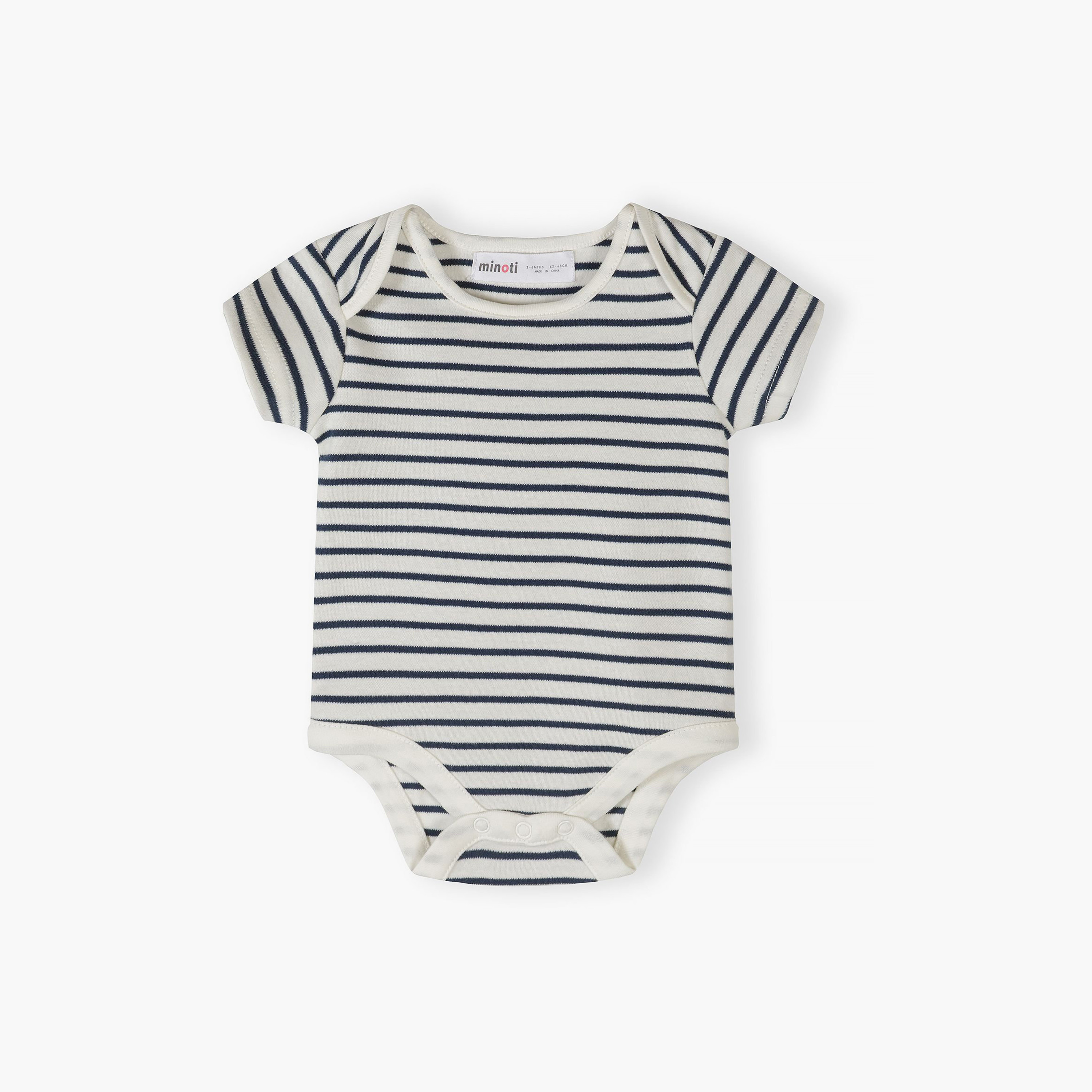 Minoti 5-Piece Short Sleeves Dinosaur Print Bodysuits Set-baby-boys-clothing-bodysuits-image-5