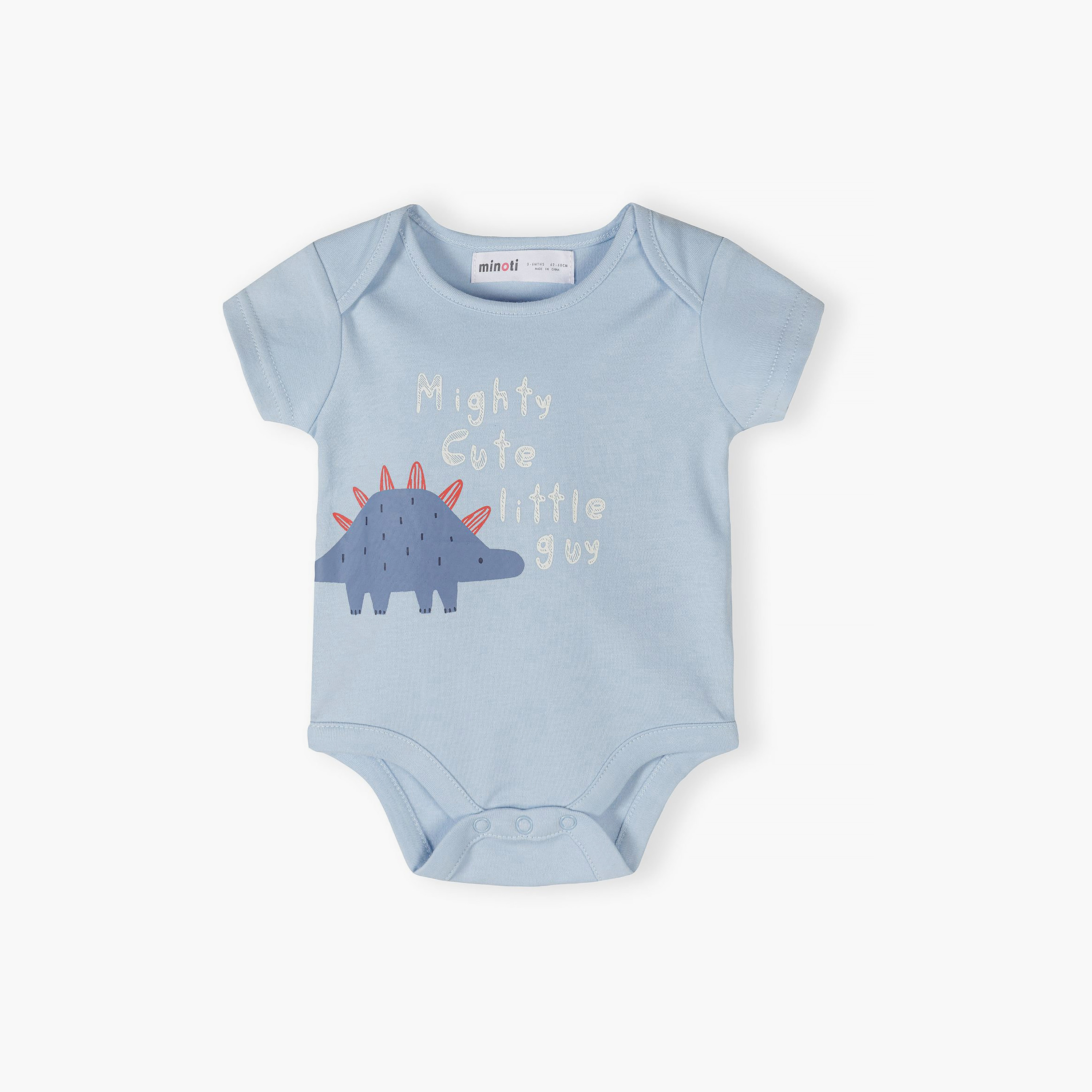 Minoti 5-Piece Short Sleeves Dinosaur Print Bodysuits Set-baby-boys-clothing-bodysuits-image-6