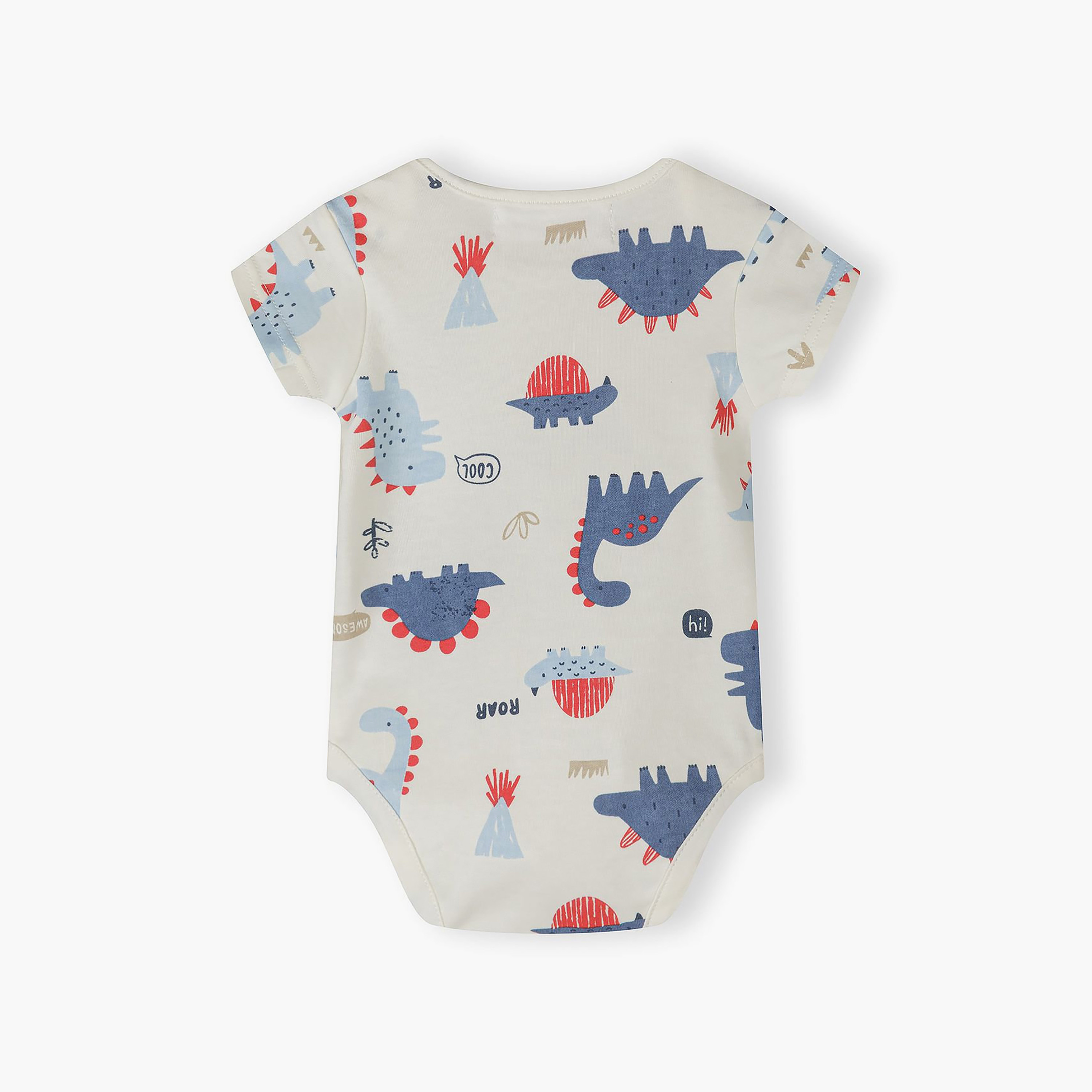 Minoti 7-Piece Short Sleeves Dinosaur Print Bodysuits Set-baby-boys-clothing-bodysuits-image-6