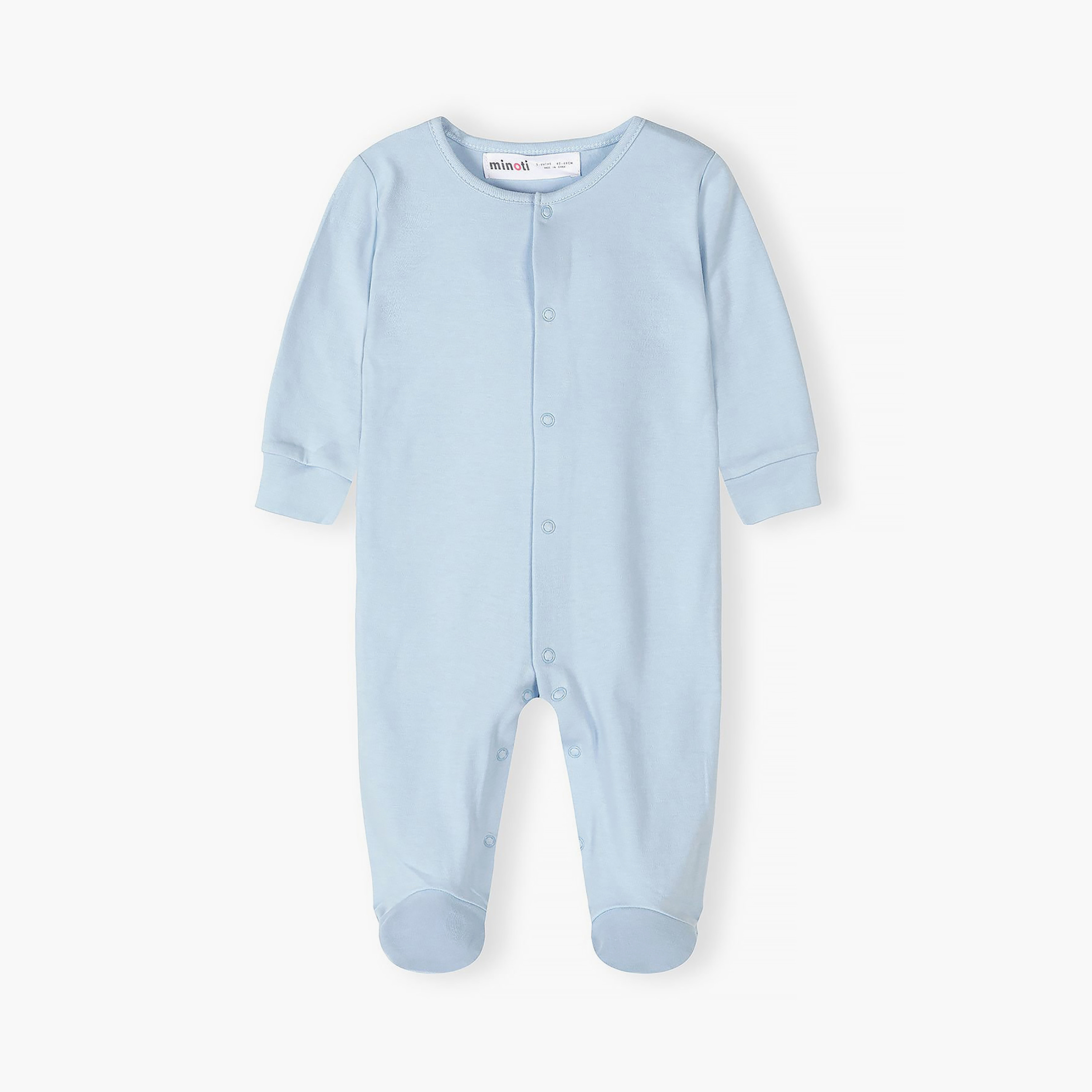 Minoti 5-Piece Long Sleeves Solid Bodysuits Set-baby-boys-clothing-nightwear-sleepsuits-image-4