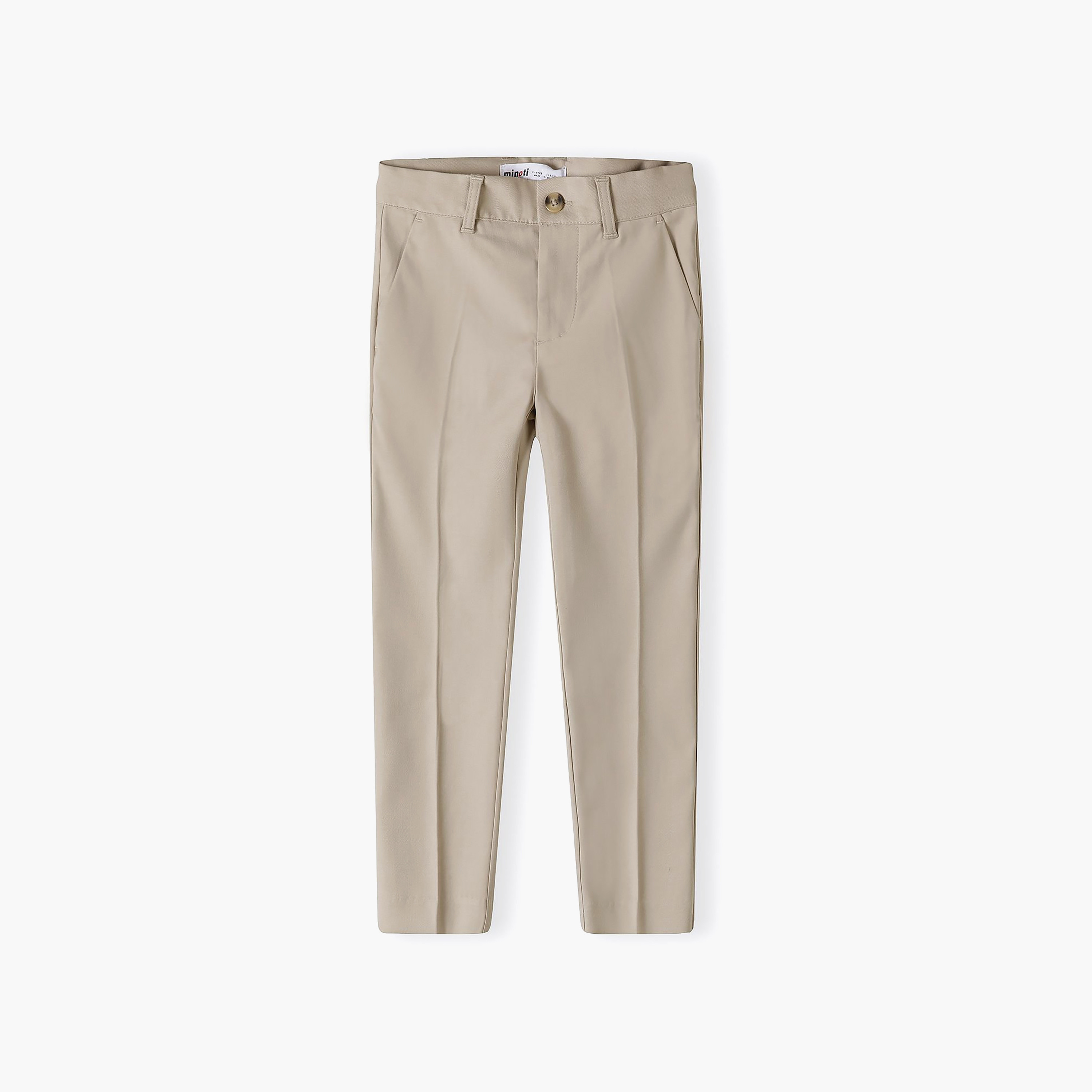 Minoti Solid Polyester Blend Formal Trouser-boys-clothing-bottoms-trousers-image-1
