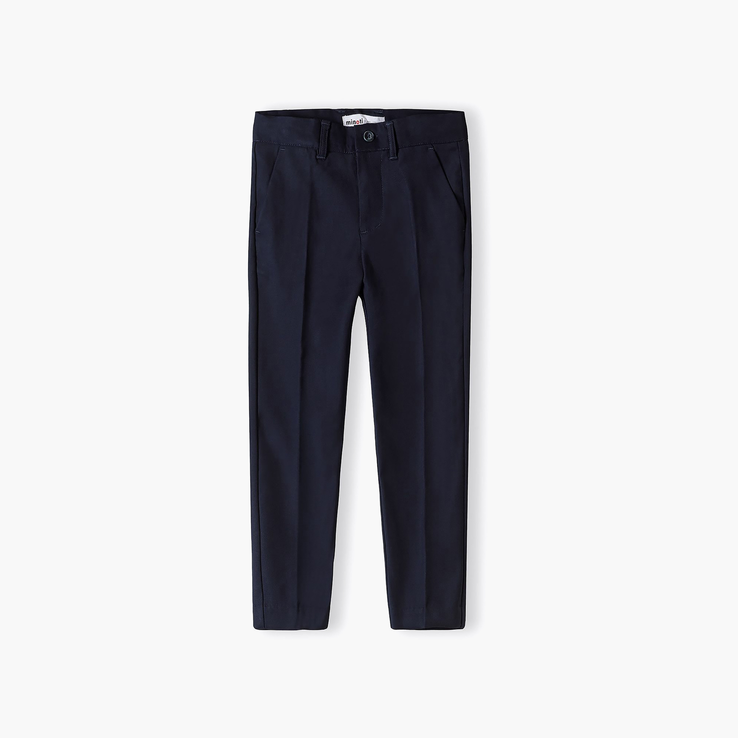 Minoti Solid Polyester Blend Formal Trouser-boys-clothing-bottoms-trousers-image-2