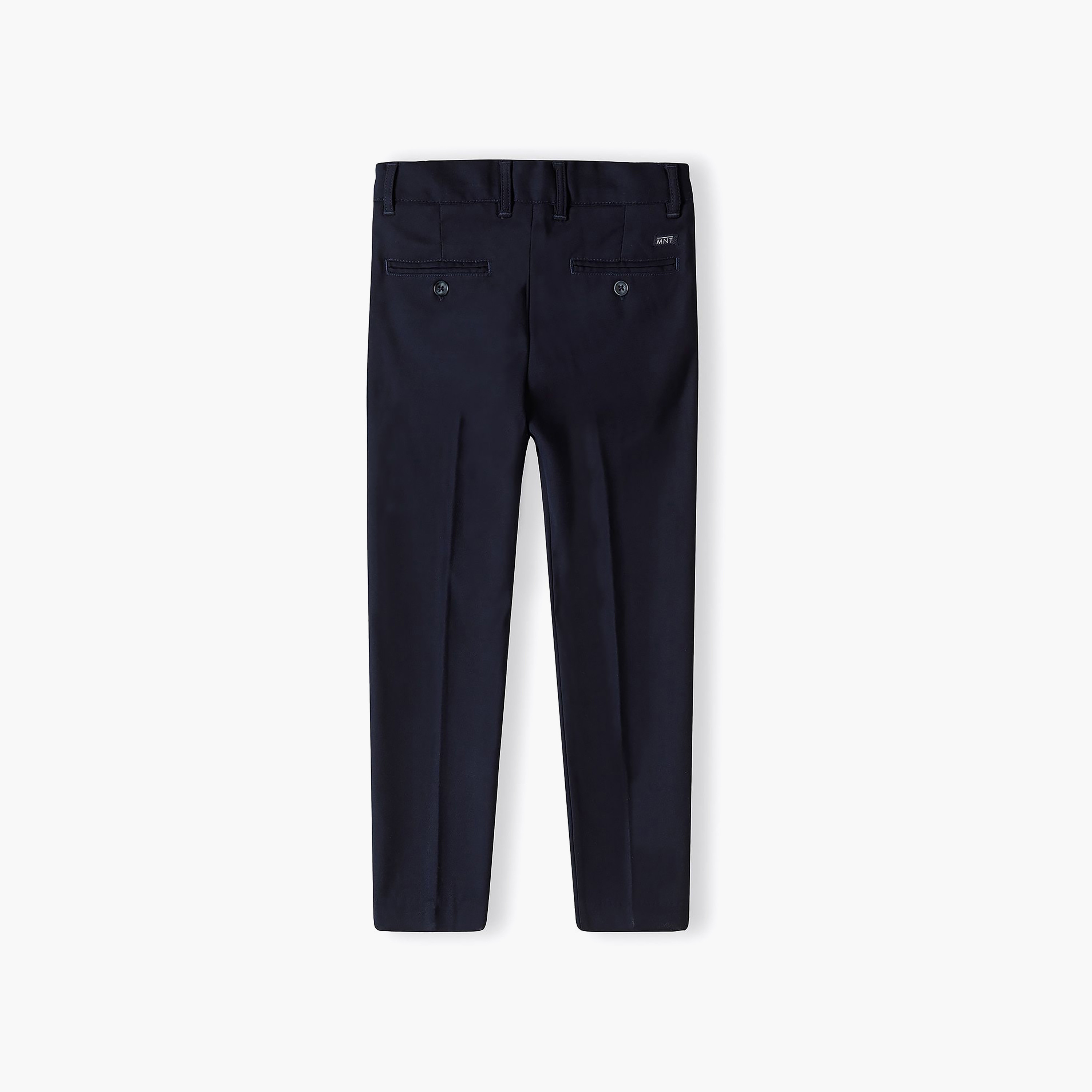 Minoti Solid Polyester Blend Formal Trouser-boys-clothing-bottoms-trousers-image-3