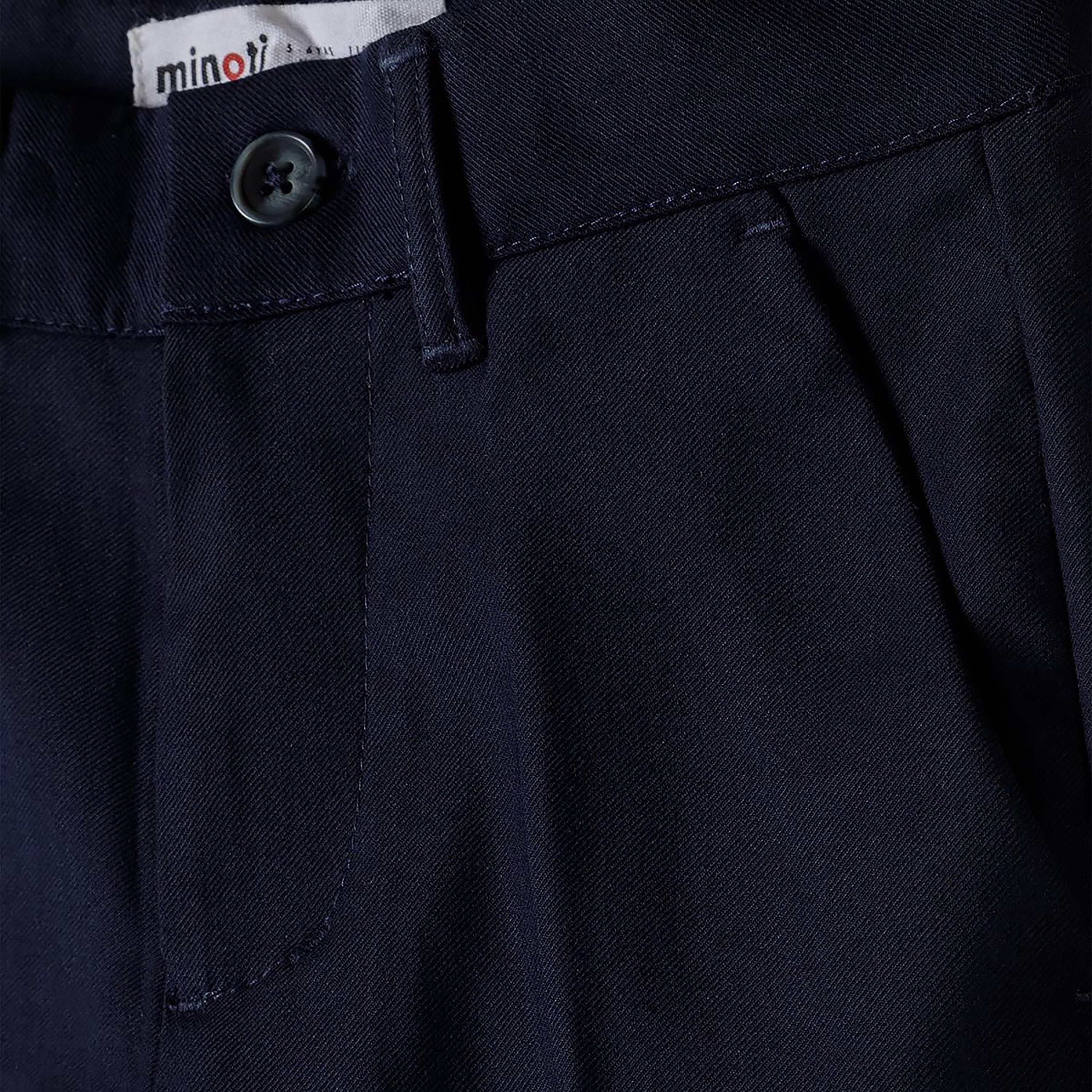 Minoti Solid Polyester Blend Formal Trouser-boys-clothing-bottoms-trousers-image-4