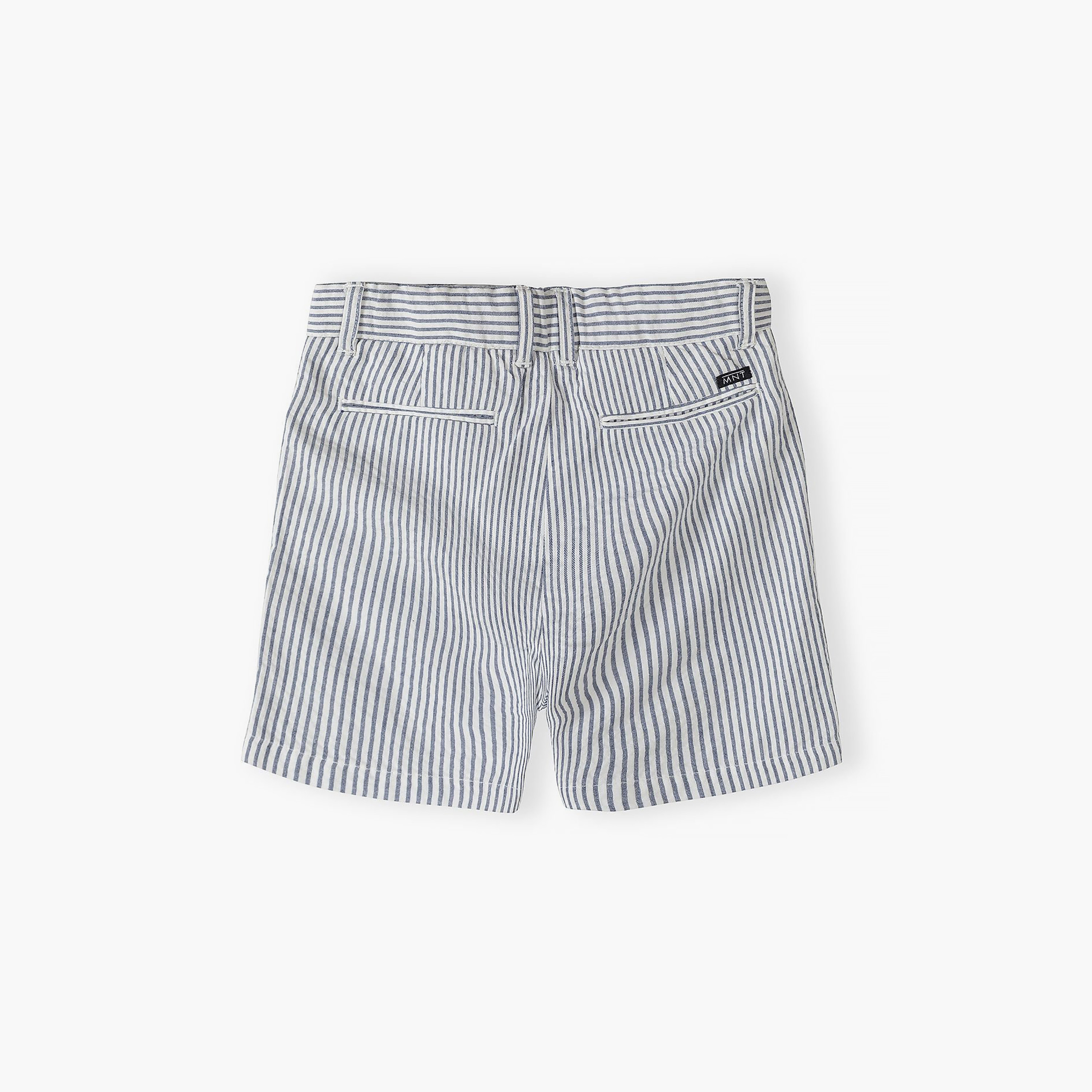 شورت رسمي قطني مخطط من مينوتي-boys-clothing-bottoms-shorts-image-2