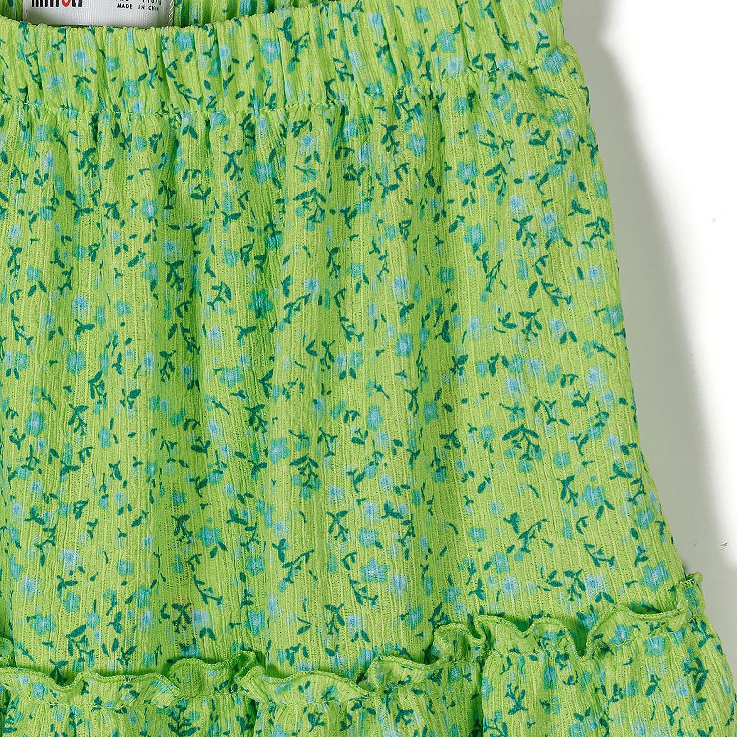 Minoti Floral Maxi Skirt with Elastic Waist-girls-clothing-bottoms-skirts-image-3