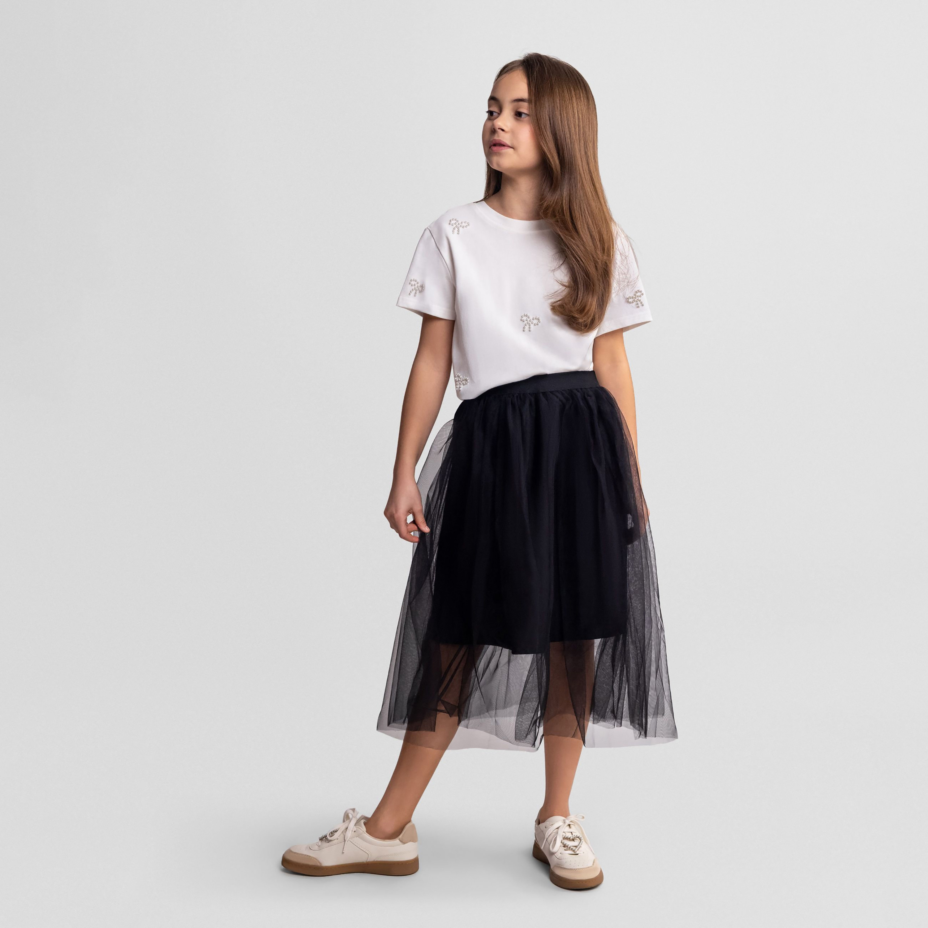 تنورة تول طويلة بتصميم كسرات من مينوتي-girls-clothing-bottoms-skirts-image-2