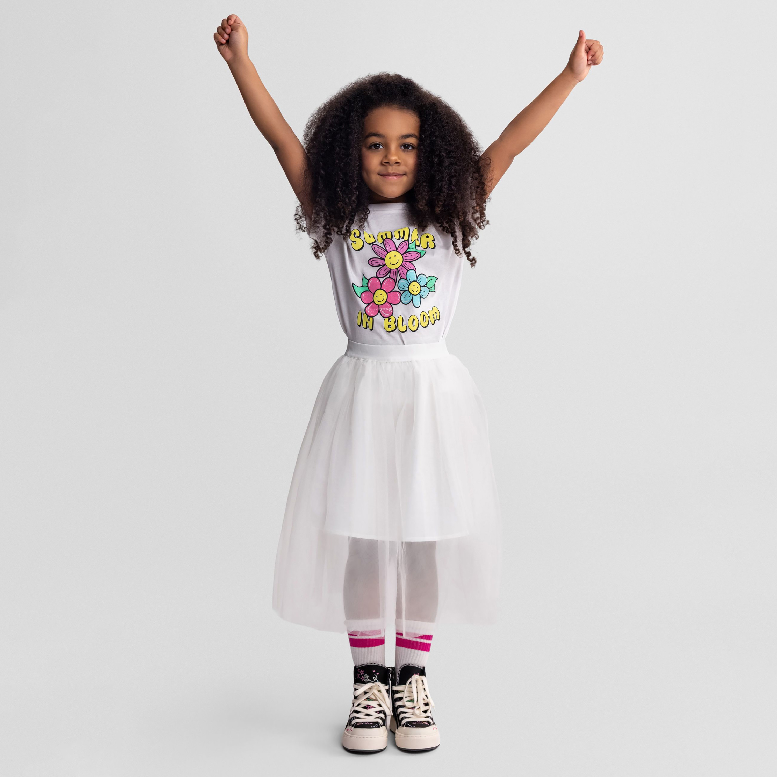 Minoti Pleated Long Tulle Skirt-girls-clothing-bottoms-skirts-image-2