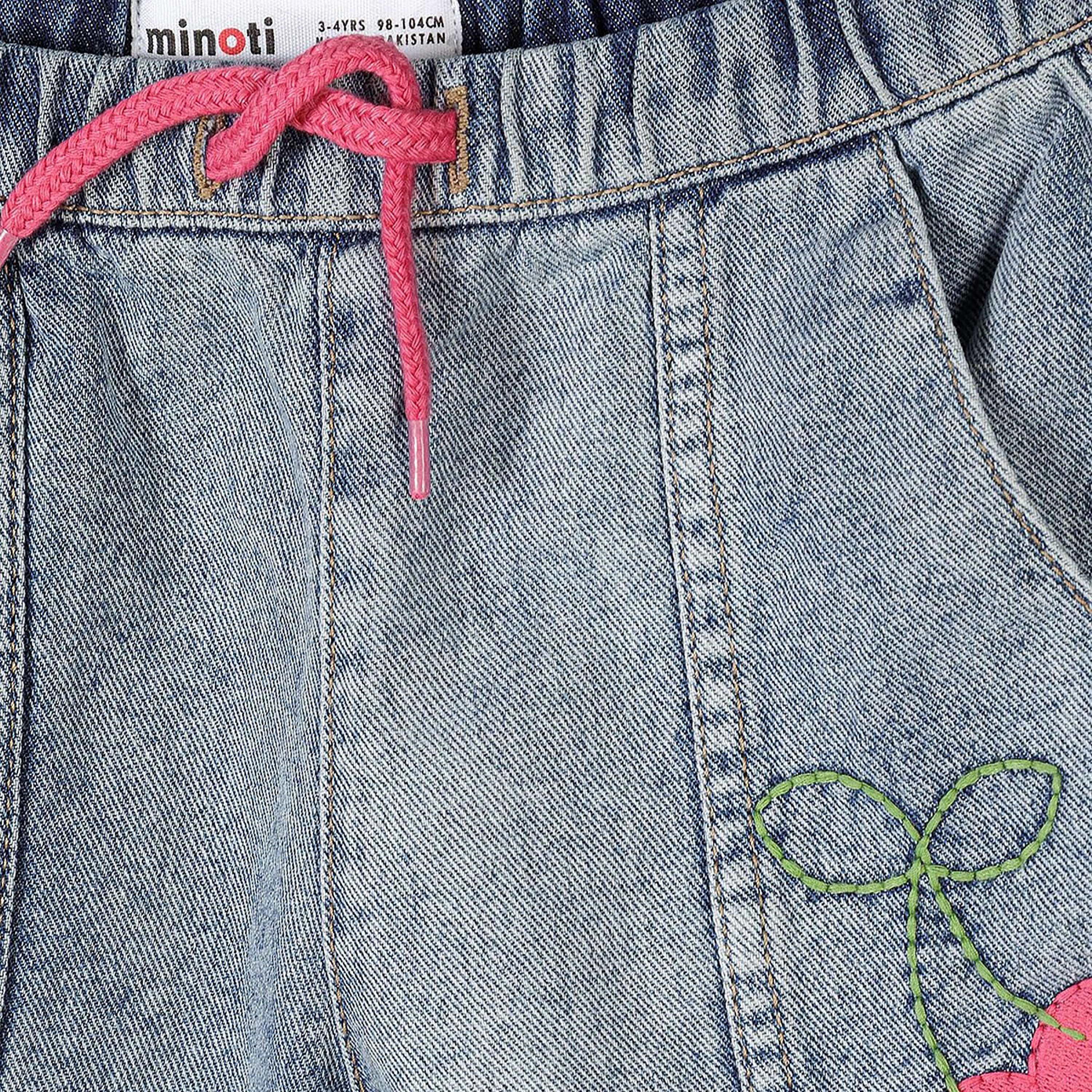 Minoti Barrel Shaped Embroidered Jeans-baby-girls-clothing-bottoms-jeans-image-5