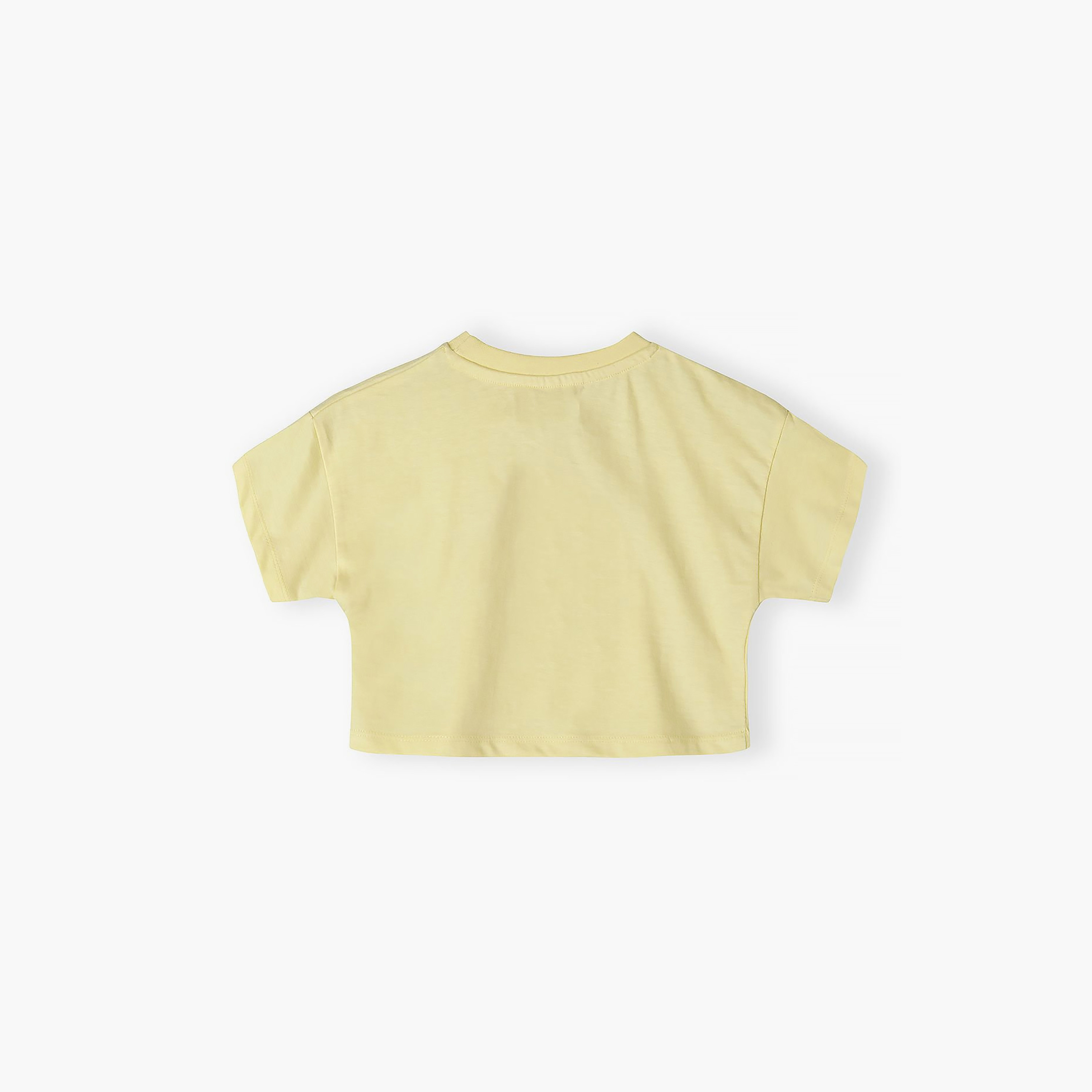 Minoti Short Sleeves Rainbow Embroidered T-Shirt-baby-girls-clothing-tshirts-image-3