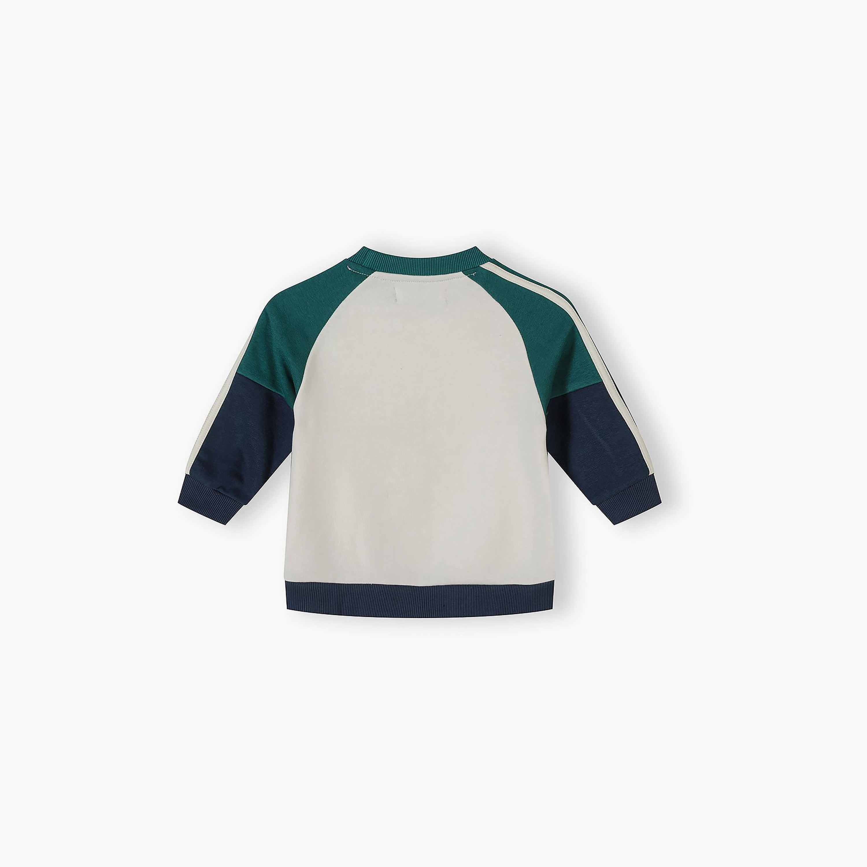 طقم سويت شيرت وبنطلون رياضي جوغر بألوان متباينة وأكمام طويلة من مينوتي-boys-clothing-setsandcoords-image-4