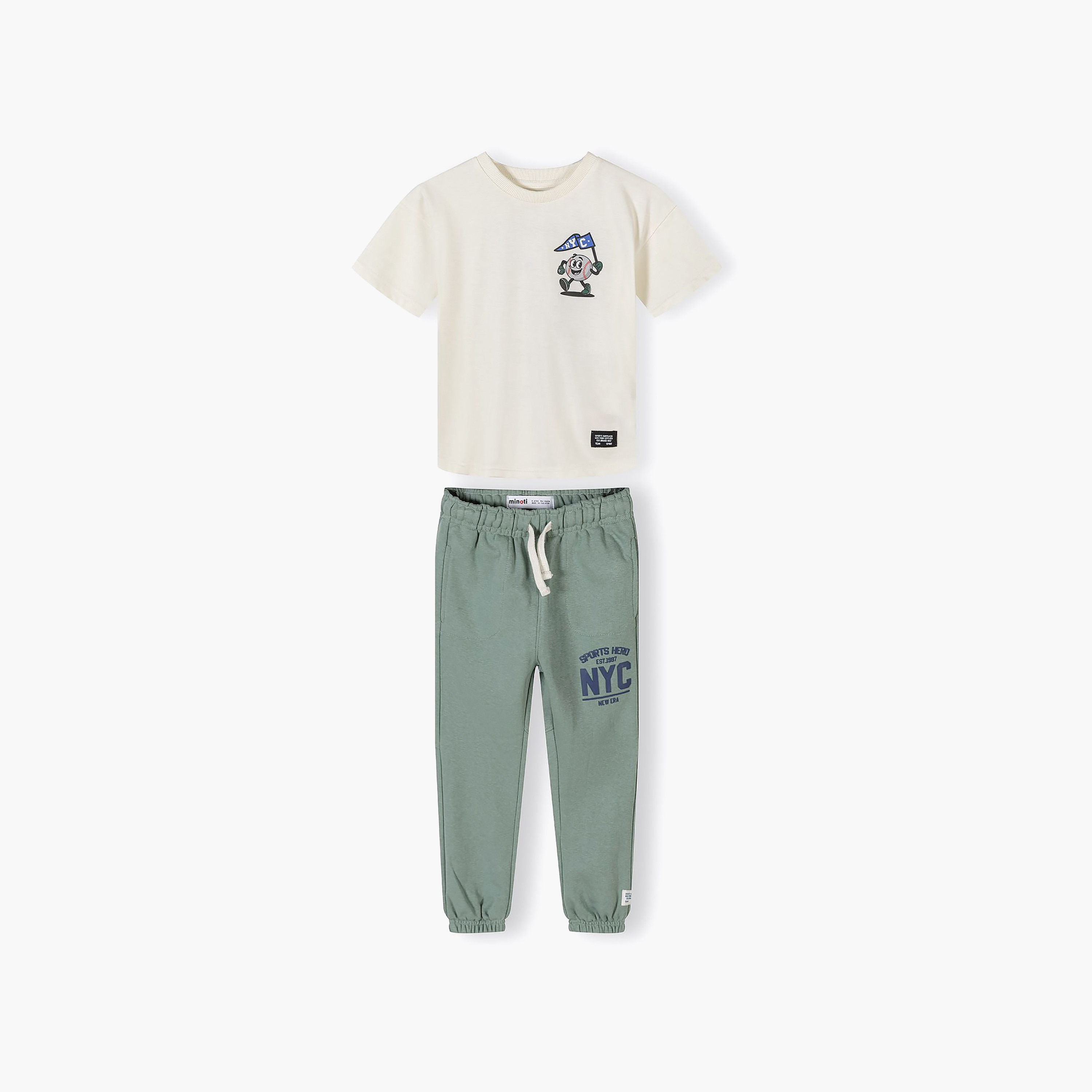 طقم تيشيرت غرافيك بأكمام قصيرة وبنطلون رياضي جوغر من مينوتي-boys-clothing-setsandcoords-image-7