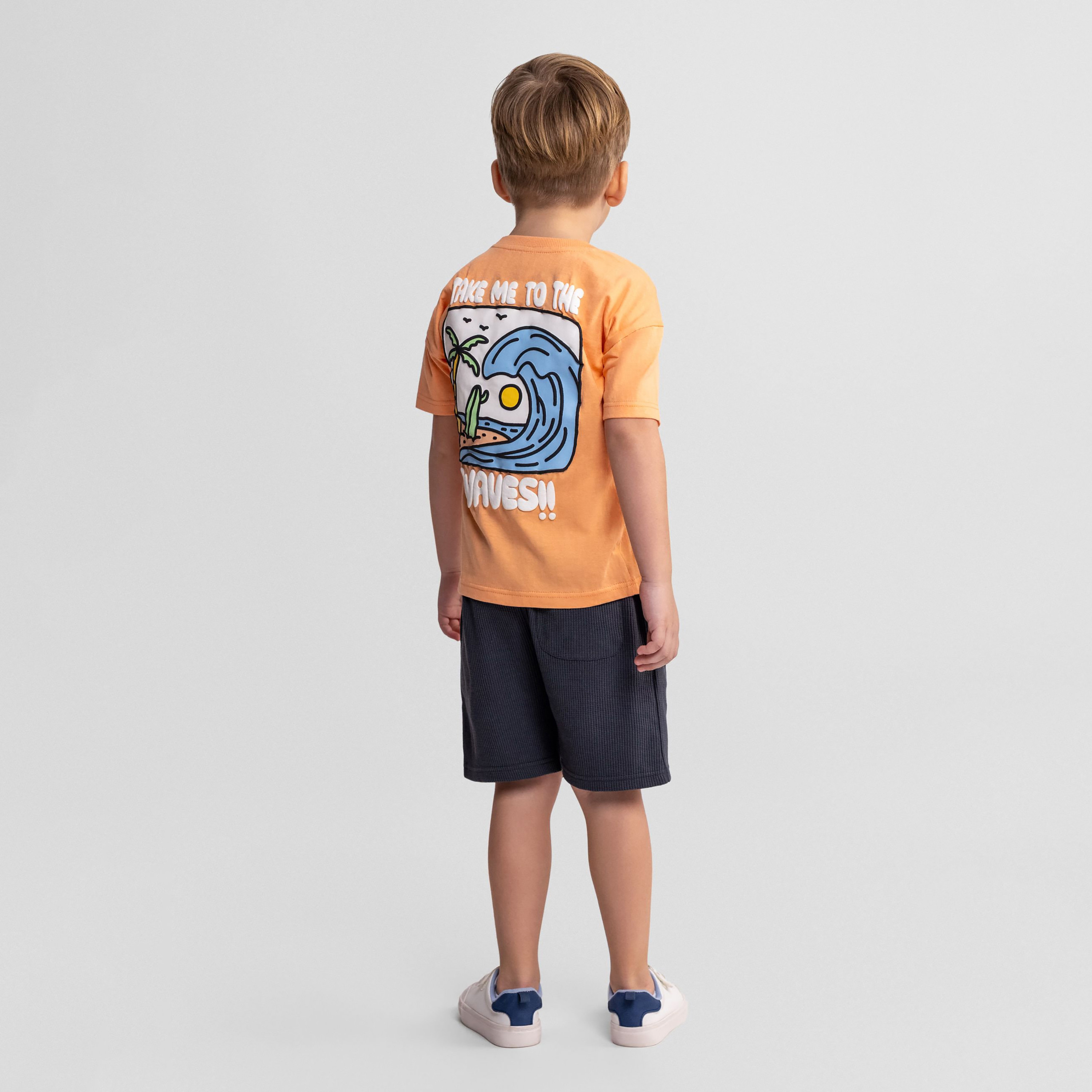 Minoti Short Sleeves Beach Graphic T-Shirt & Shorts Set-boys-clothing-setsandcoords-image-3