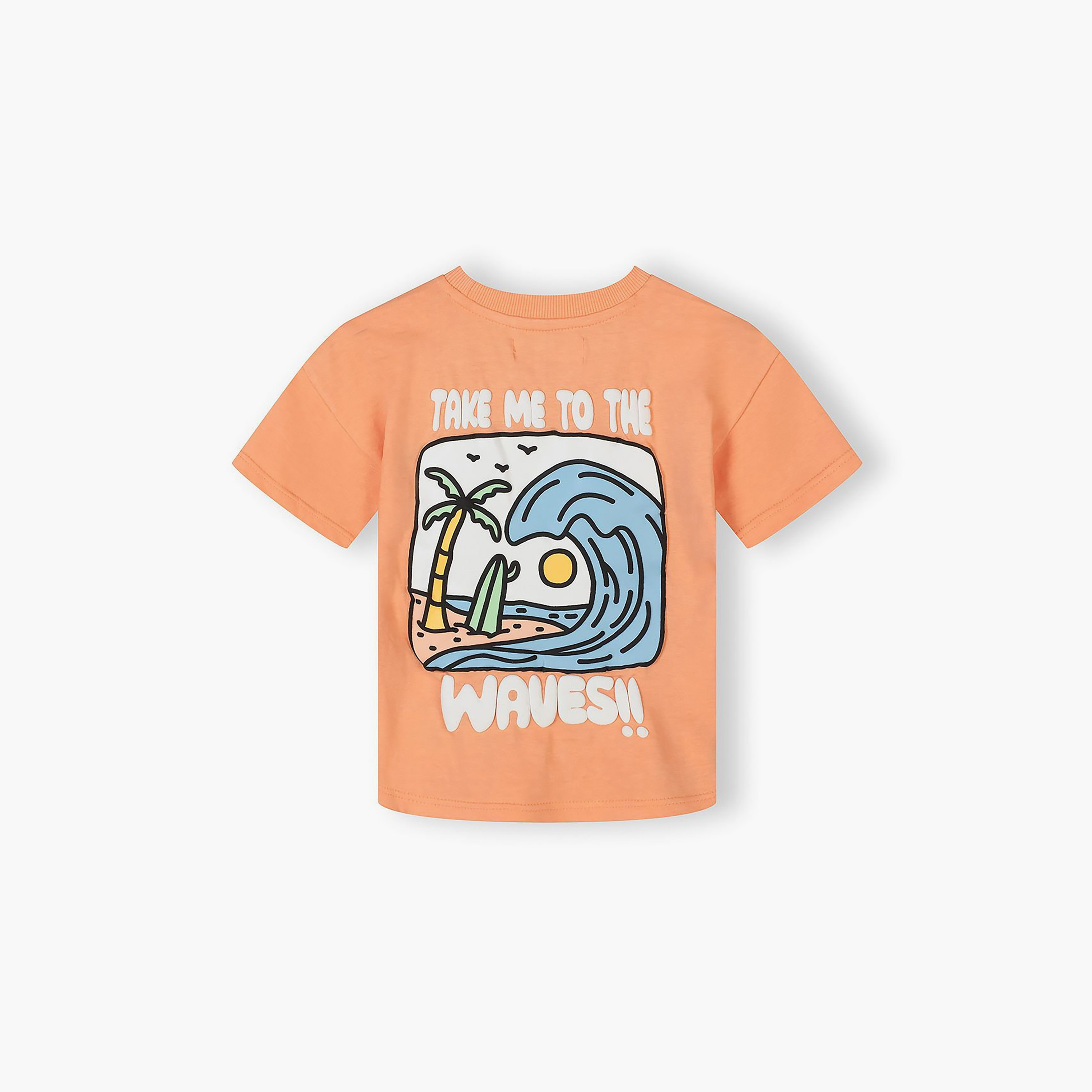 Minoti Short Sleeves Beach Graphic T-Shirt & Shorts Set-boys-clothing-setsandcoords-image-6