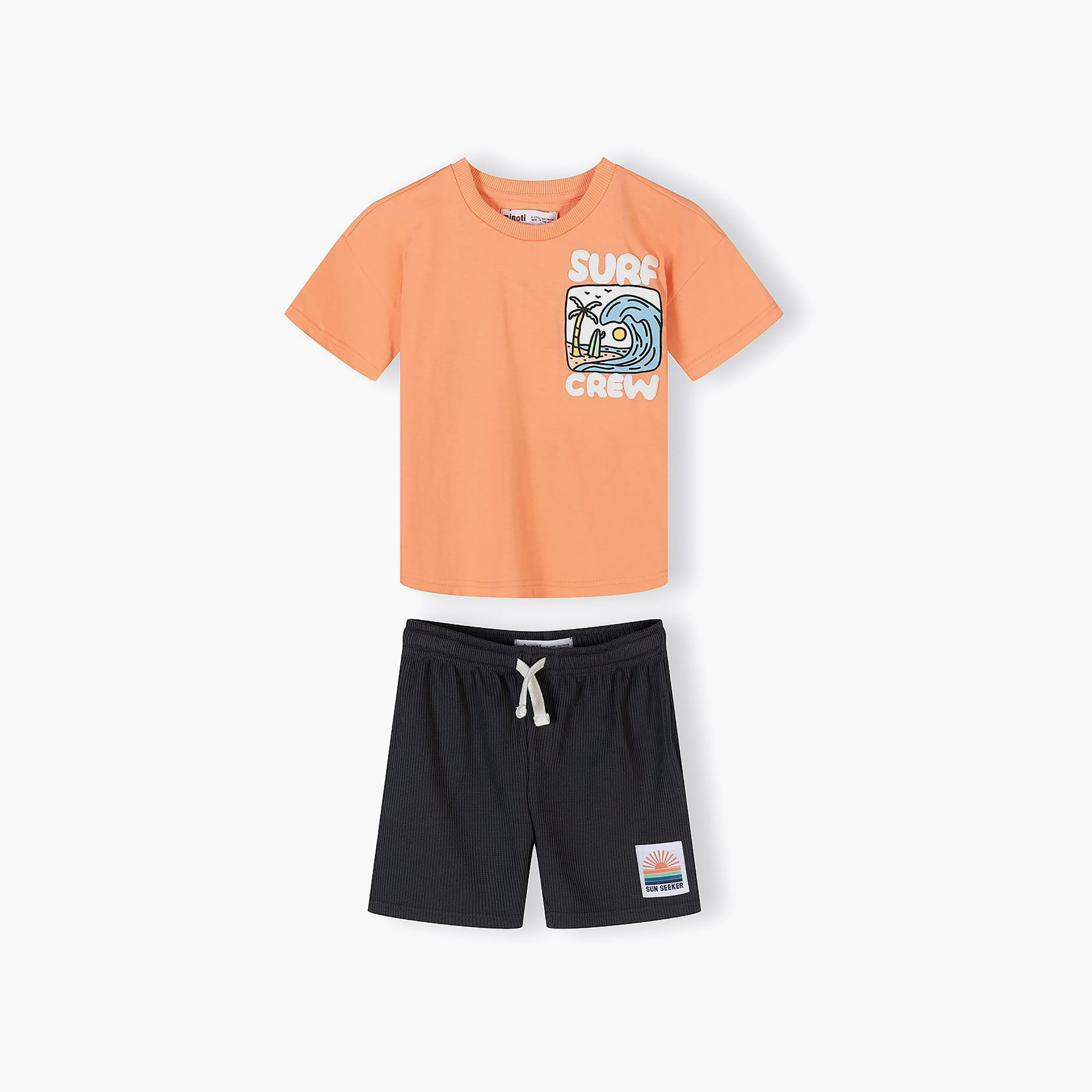 طقم تيشيرت غرافيك "بيتش" بأكمام قصيرة وشورت من مينوتي-boys-clothing-setsandcoords-image-9