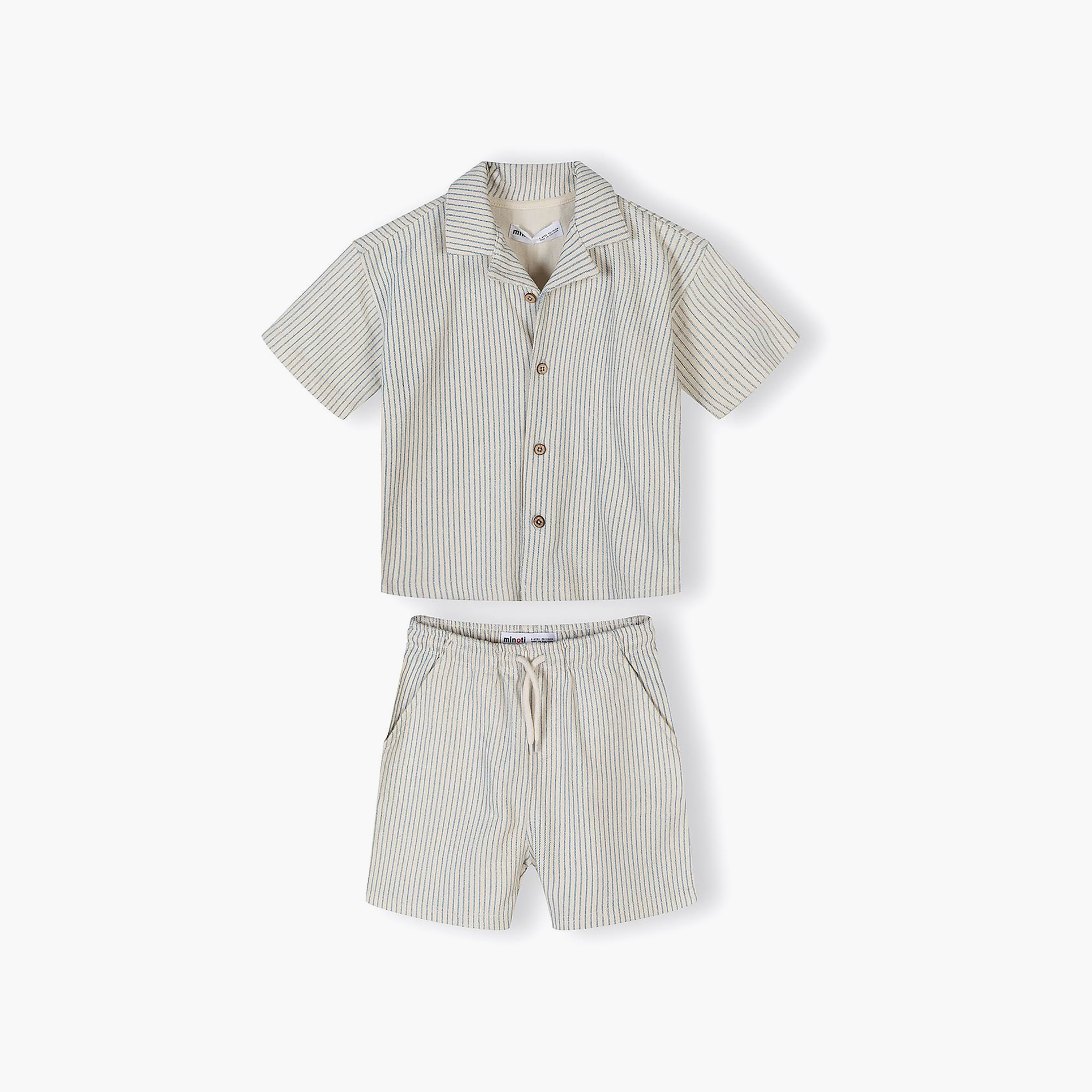 طقم قميص مخطط وشورت وأكمام قصيرة من مينوتي-boys-clothing-setsandcoords-image-7