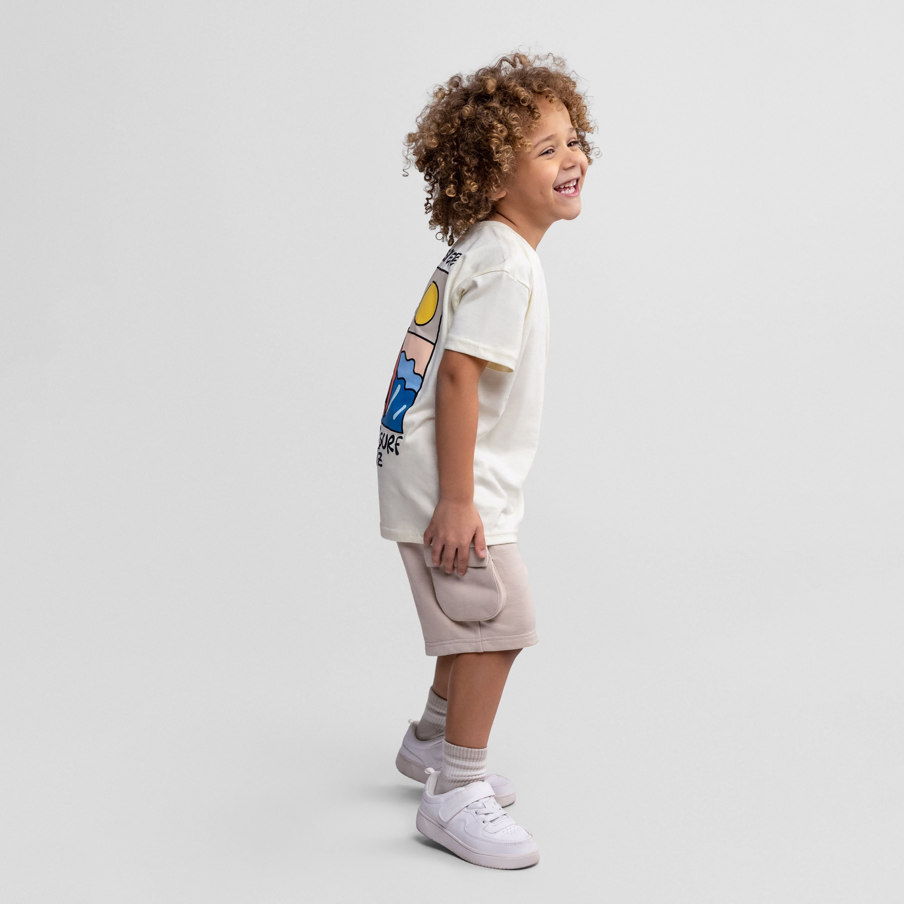 Minoti Short Sleeves Beach Graphic T-Shirt & Combat Shorts Set-boys-clothing-setsandcoords-image-3