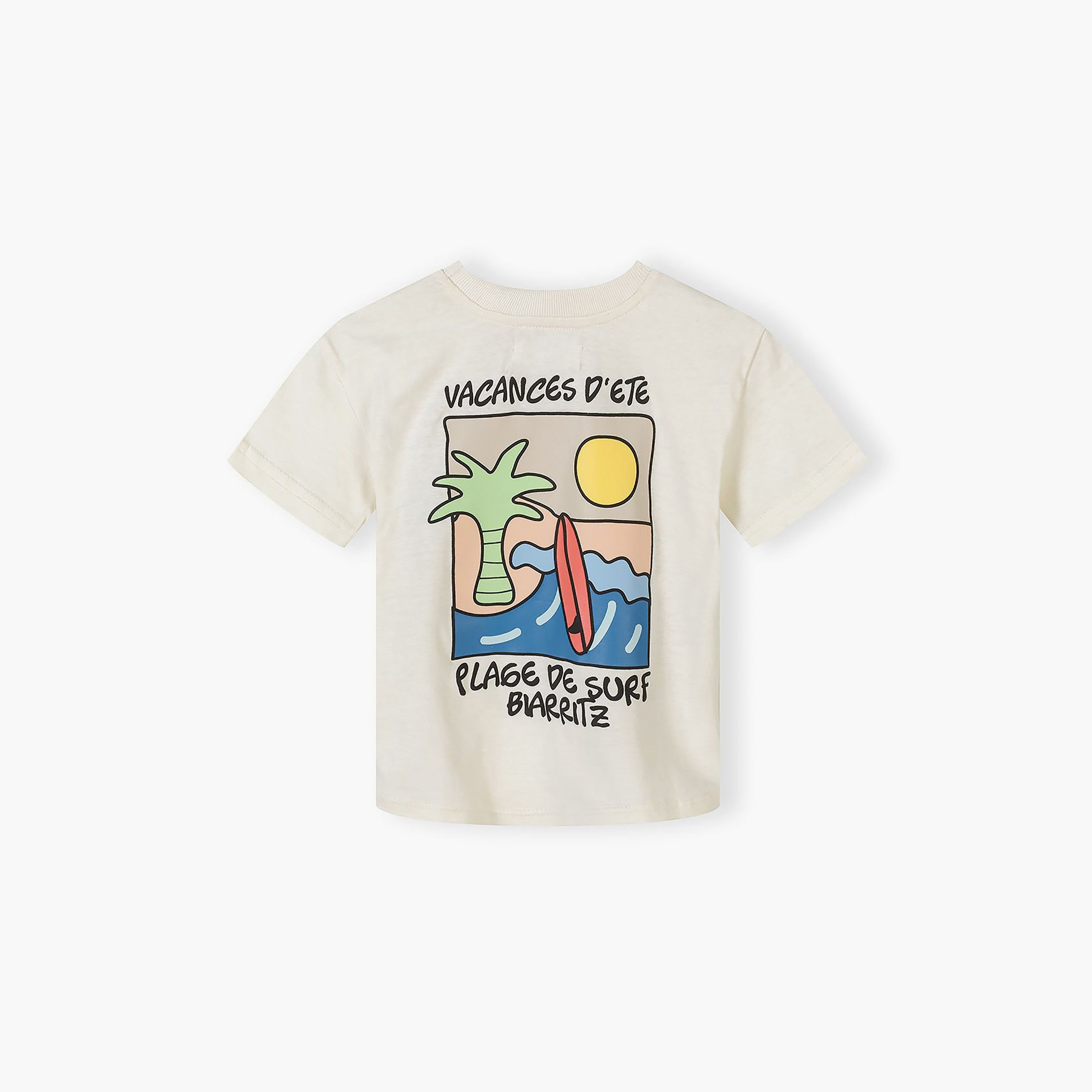 طقم تيشيرت غرافيك "بيتش" بأكمام قصيرة وشورت "كومبات" من مينوتي-boys-clothing-setsandcoords-image-7