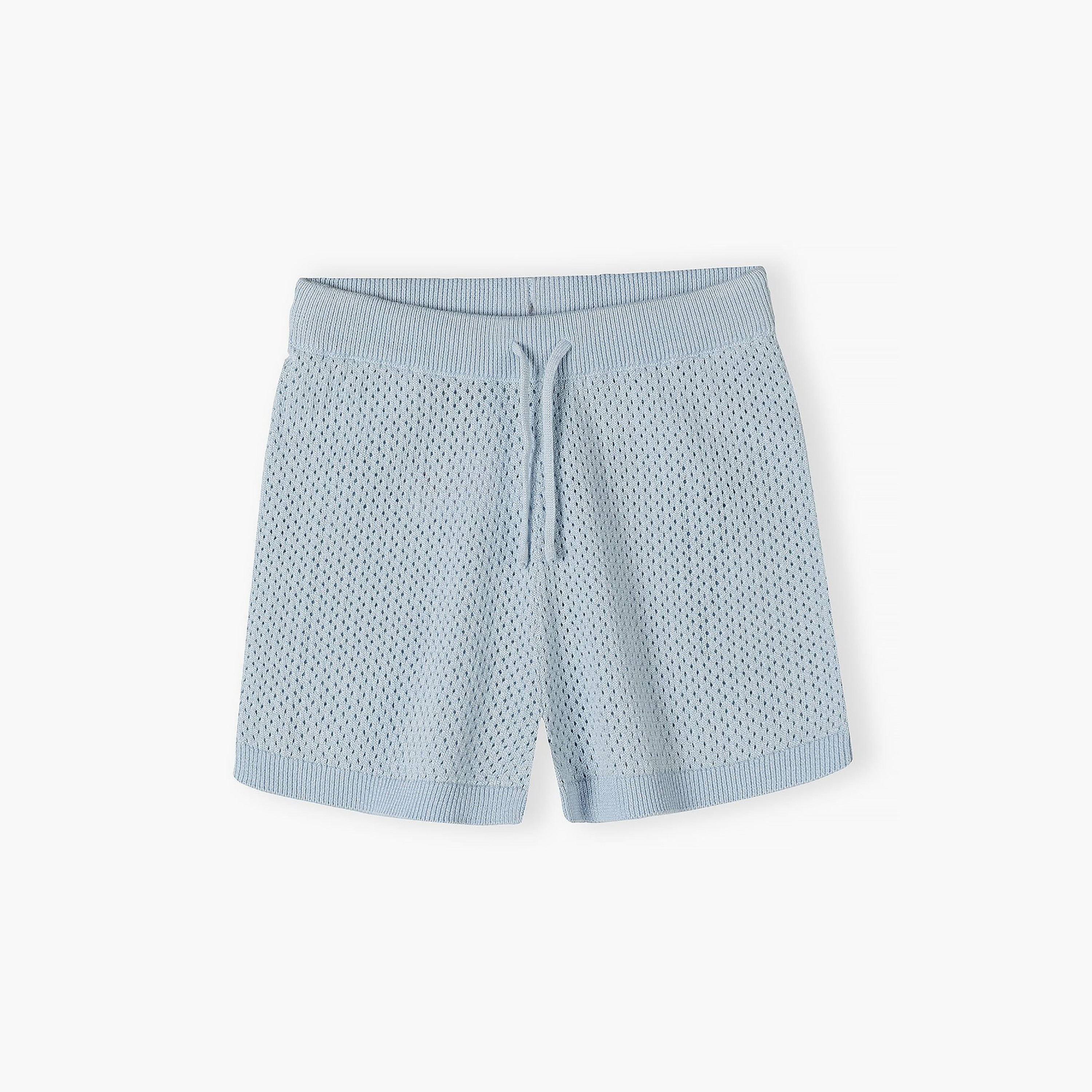 طقم تيشيرت محبوك بياقة وأكمام قصيرة وشورت من مينوتي-boys-clothing-setsandcoords-image-5